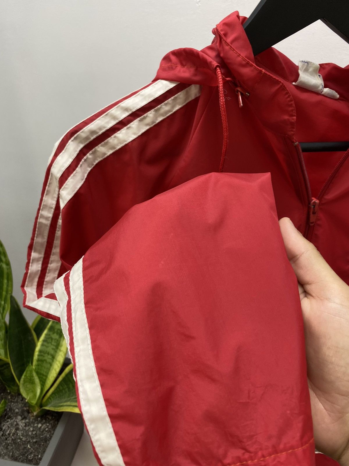Vintage Vintage 60s 70s Adidas Raincoat Jacket Windbreaker Size US M / EU 48-50 / 2 - 18 Thumbnail