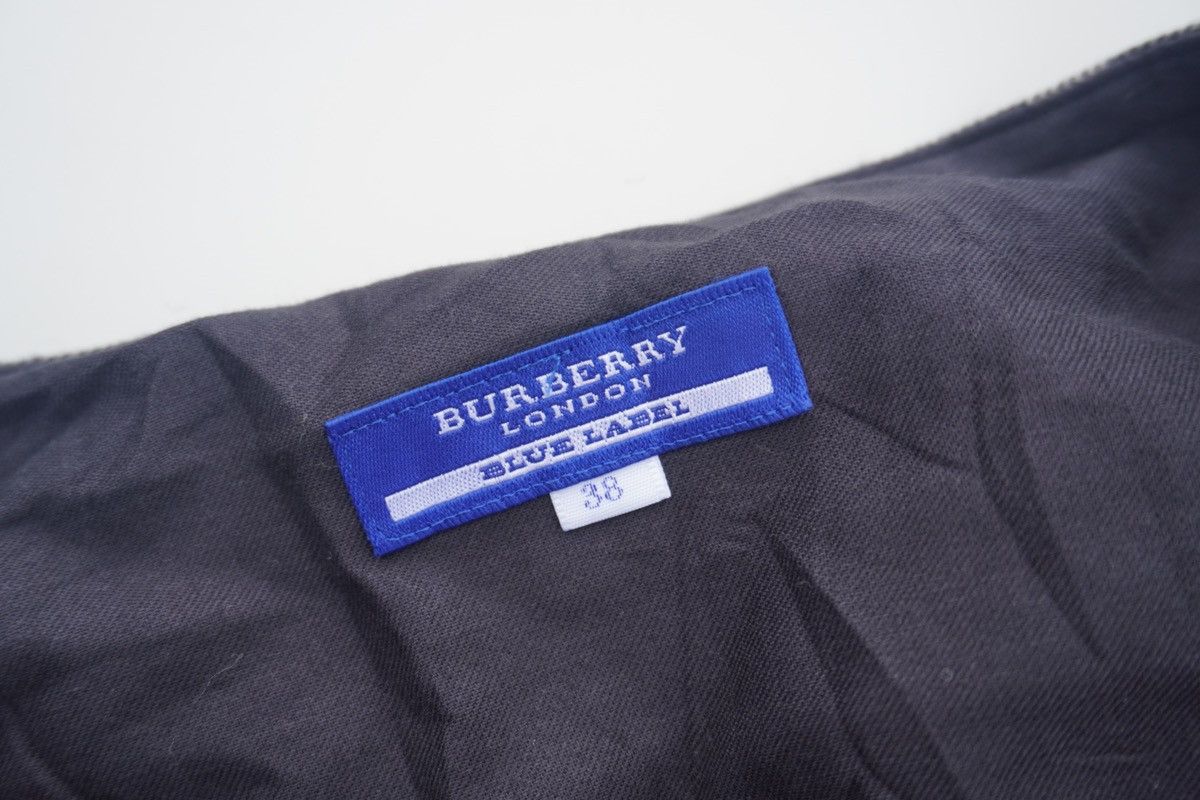 Burberry Burberry London Blue Label Mini Skirt Plaid Balck White 38 Size 33" - 3 Thumbnail