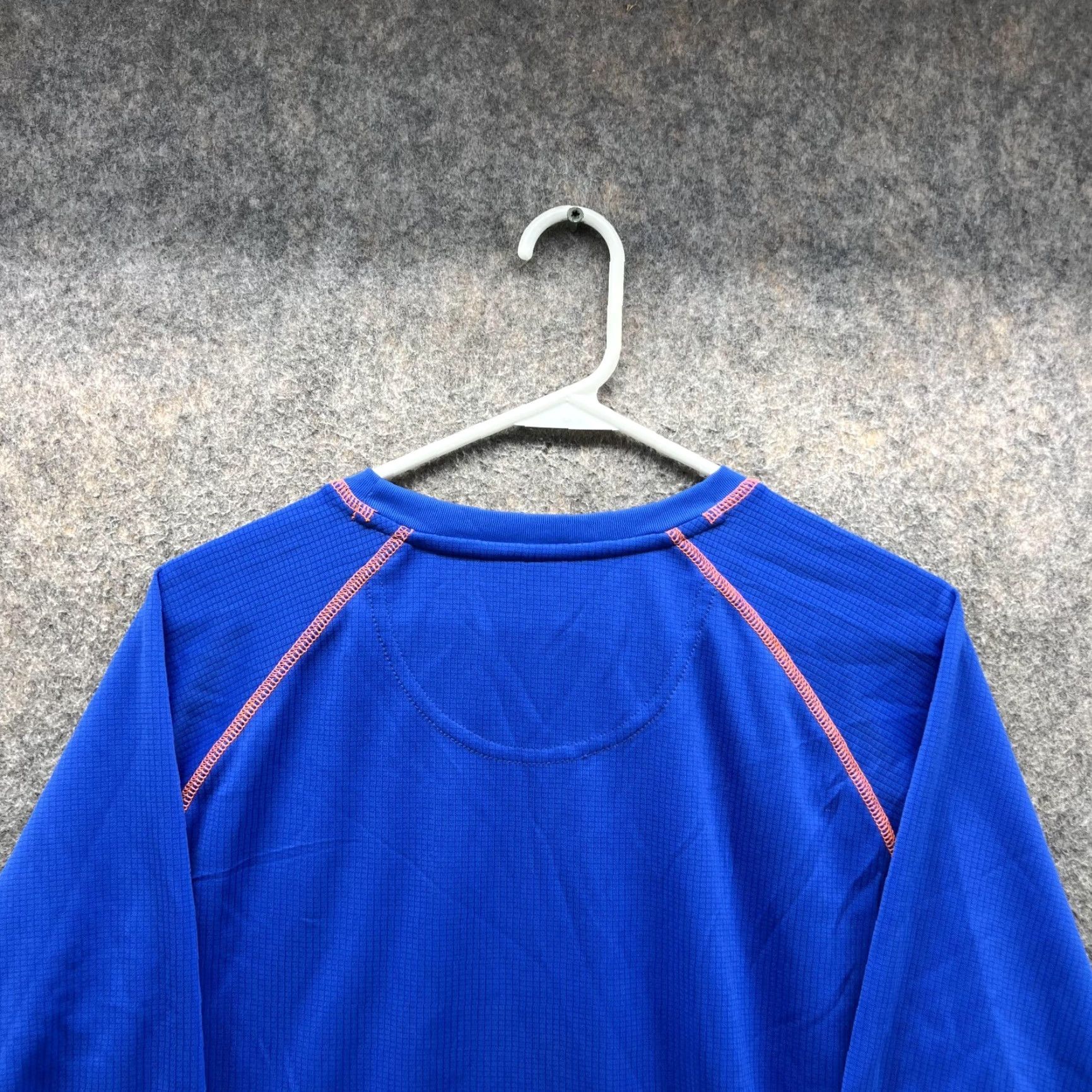 Vintage Reel Legends Shirt Men Large Blue Orange Polyester Crewneck Knit Performance Size US L / EU 52-54 / 3 - 2 Thumbnail