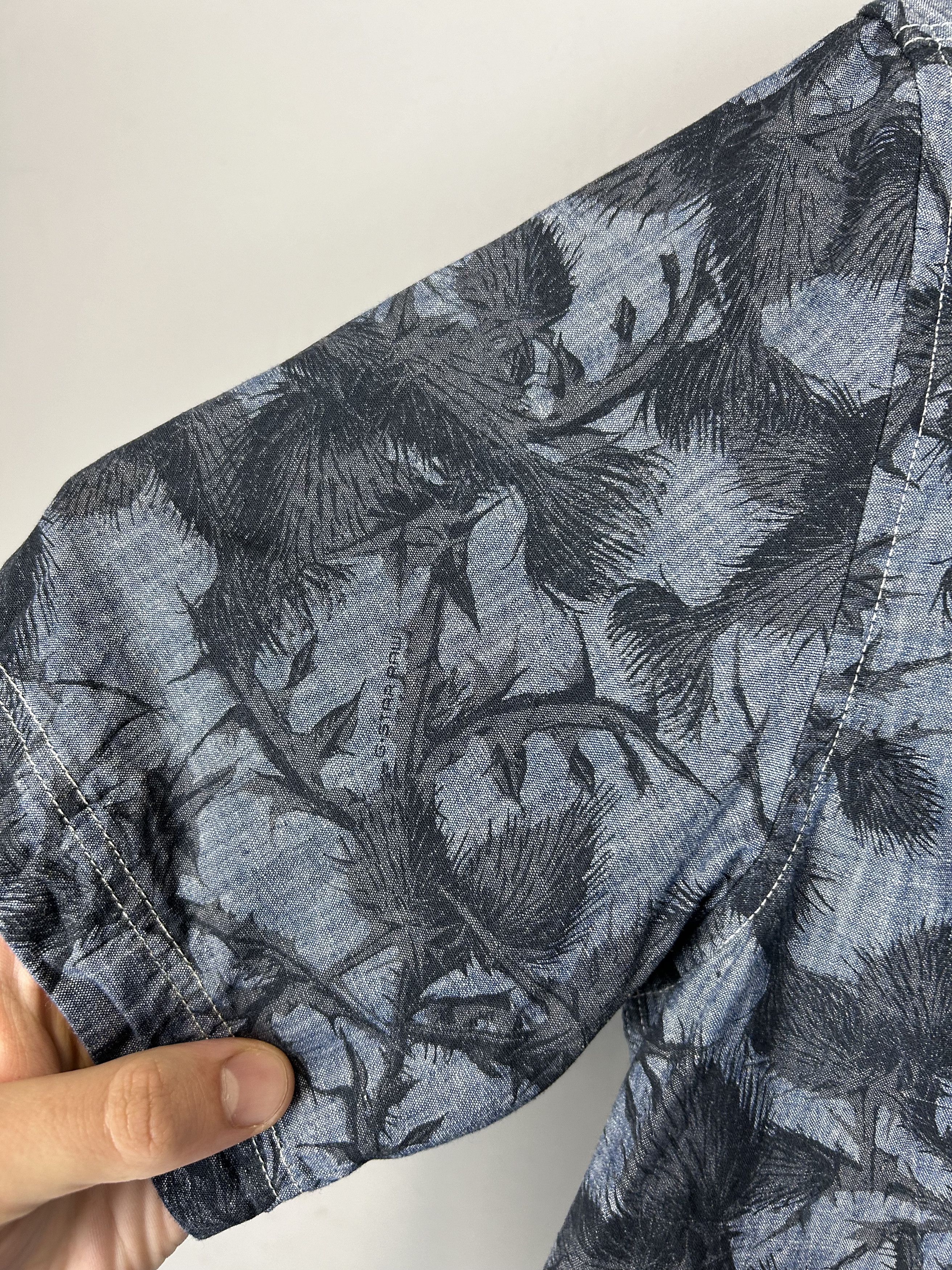 G-Star G Star Raw Shirts Hawaii Style Monogram Short Sleeve Floral Size US XS / EU 42 / 0 - 9 Thumbnail