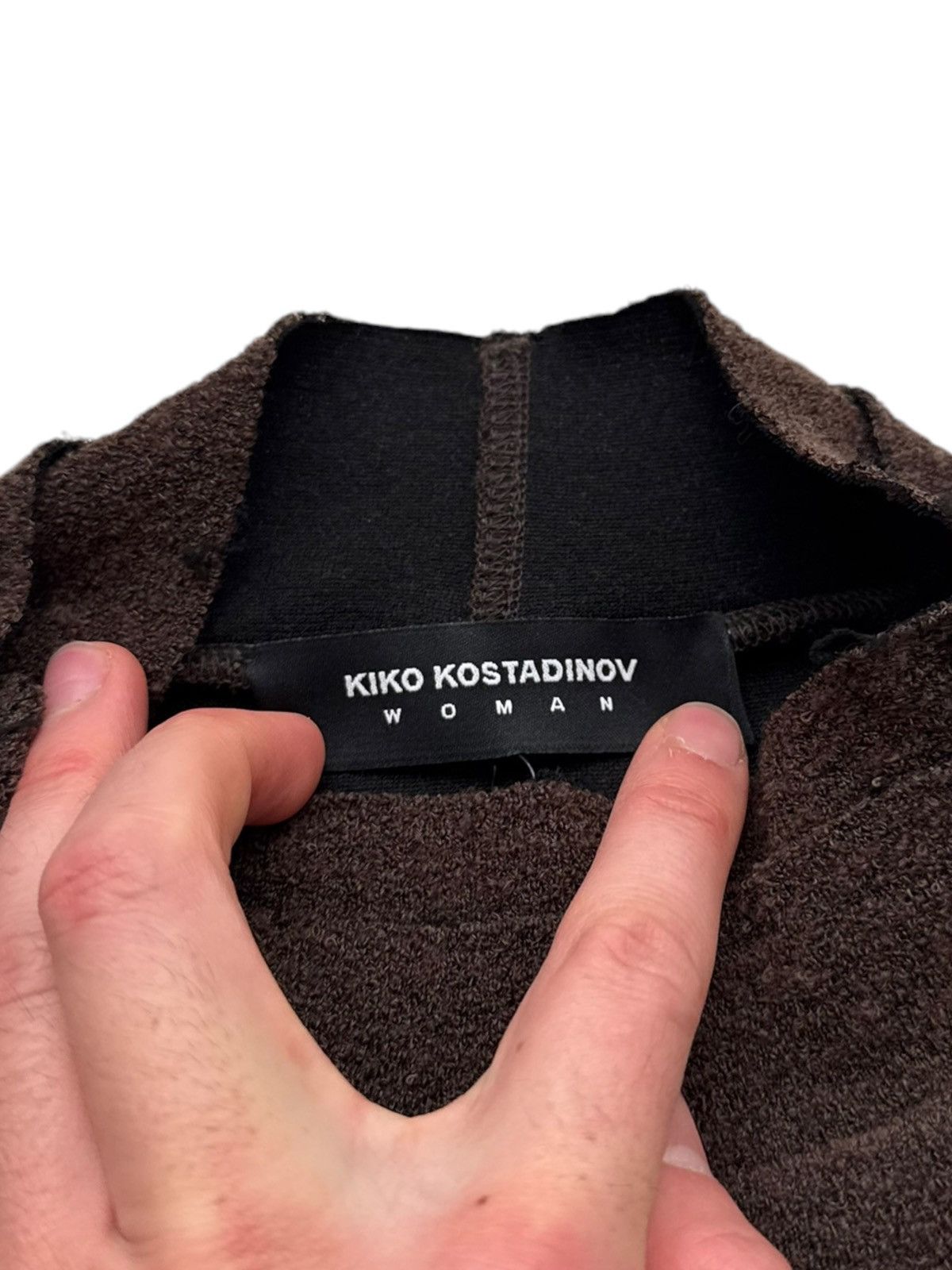Kiko Kostadinov Arc Top Fuzzy Longsleeve Size XS / US 0-2 / IT 36-38 - 3 Thumbnail