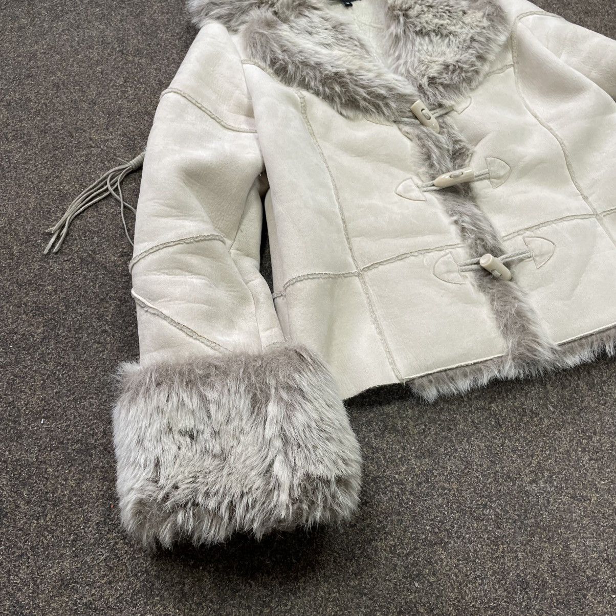 20471120 Vintage Y2K Furry Jacket Mohair Punk Opium BALENCIAGA Style Size M / US 6-8 / IT 42-44 - 2 Thumbnail