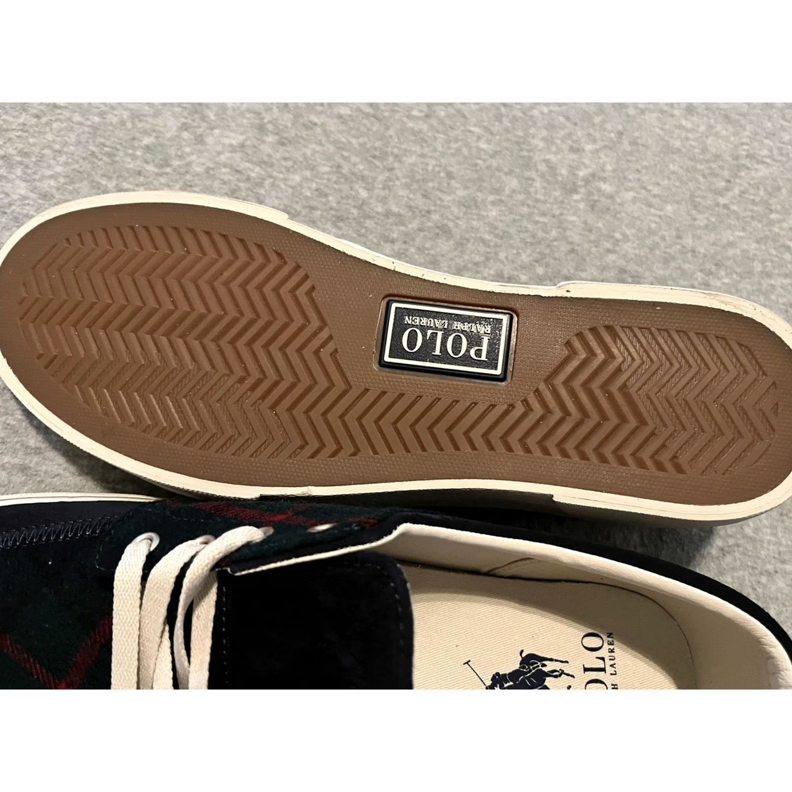 Polo Ralph Lauren Polo Ralph Lauren Faxon X Plaid Leather Pony Shoes Mens Size 10 US Sneaker Multicolor Leather & Textile Plaid New Size US M / EU 48-50 / 2 - 8 Thumbnail