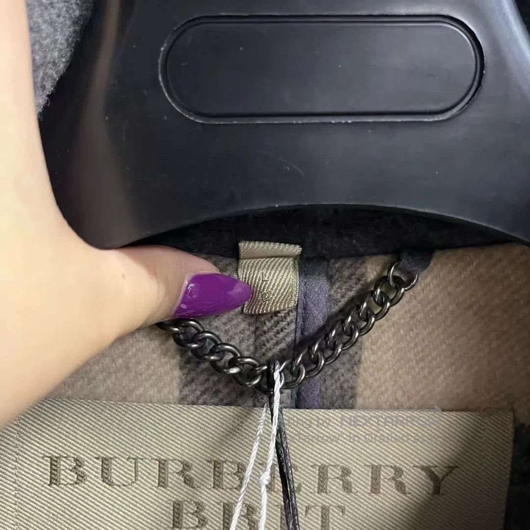 Burberry gray loose hooded jacket by burberry. Size US L / EU 52-54 / 3 - 3 Thumbnail