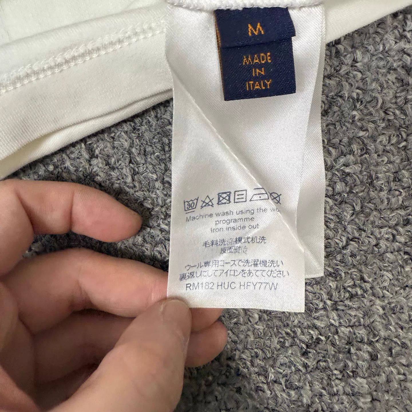Louis Vuitton LV White Embroidered Snow Mt Patch SS M 95 New Size M / US 6-8 / IT 42-44 - 4 Thumbnail