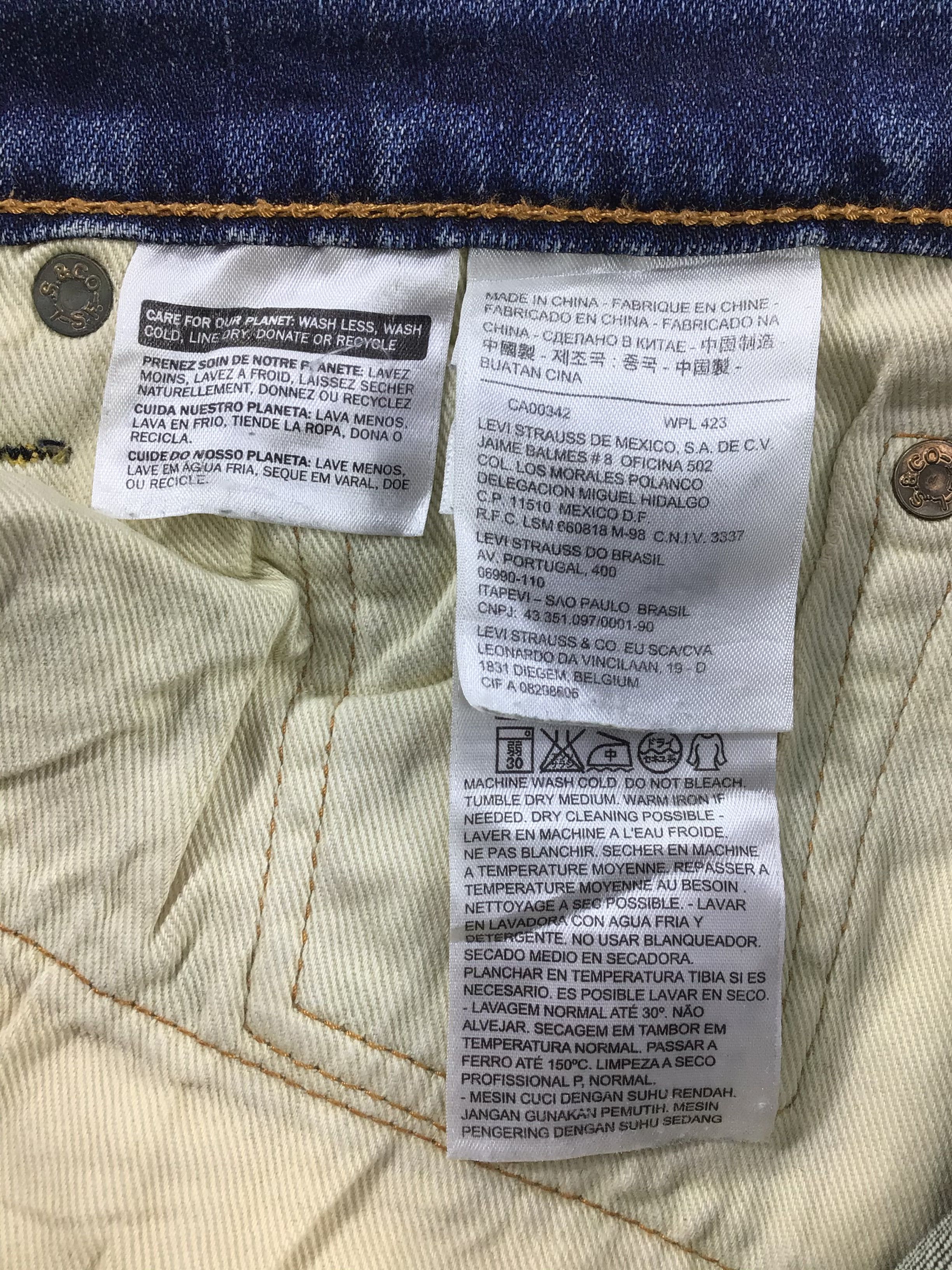 Levi's Vintage Levis 508 Jeans-JM410 Size US 33 - 10 Thumbnail