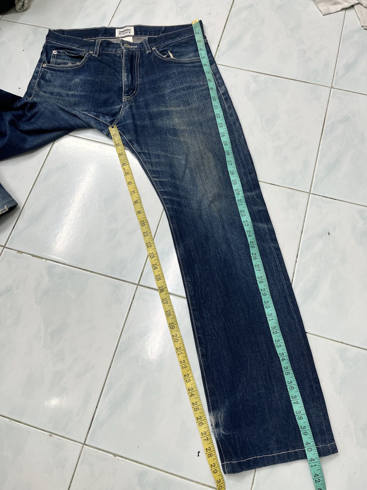 Japanese Brand × Vintage 🔥🔥🔥ARCHIVE QUENCH JAPAN BLUE INDIGO DENIM Size US 32 / EU 48 - 23 Thumbnail