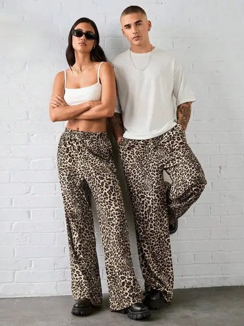 Japanese Brand Leopard Print Casual Sweatpants Size US 36 / EU 52 - 4 Thumbnail