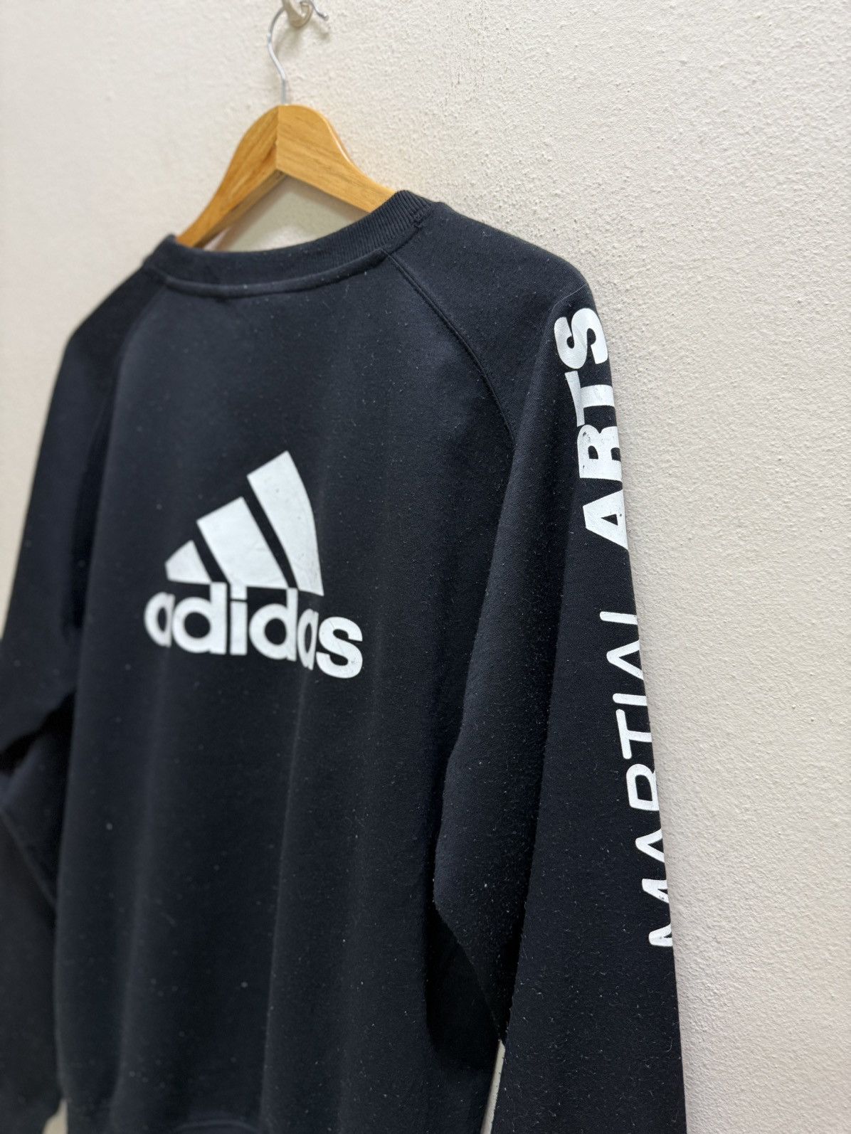 Adidas ADIDAS MARTIAL ARTS BACKHIT LOGO SWEATSHIRT Size US L / EU 52-54 / 3 - 17 Thumbnail