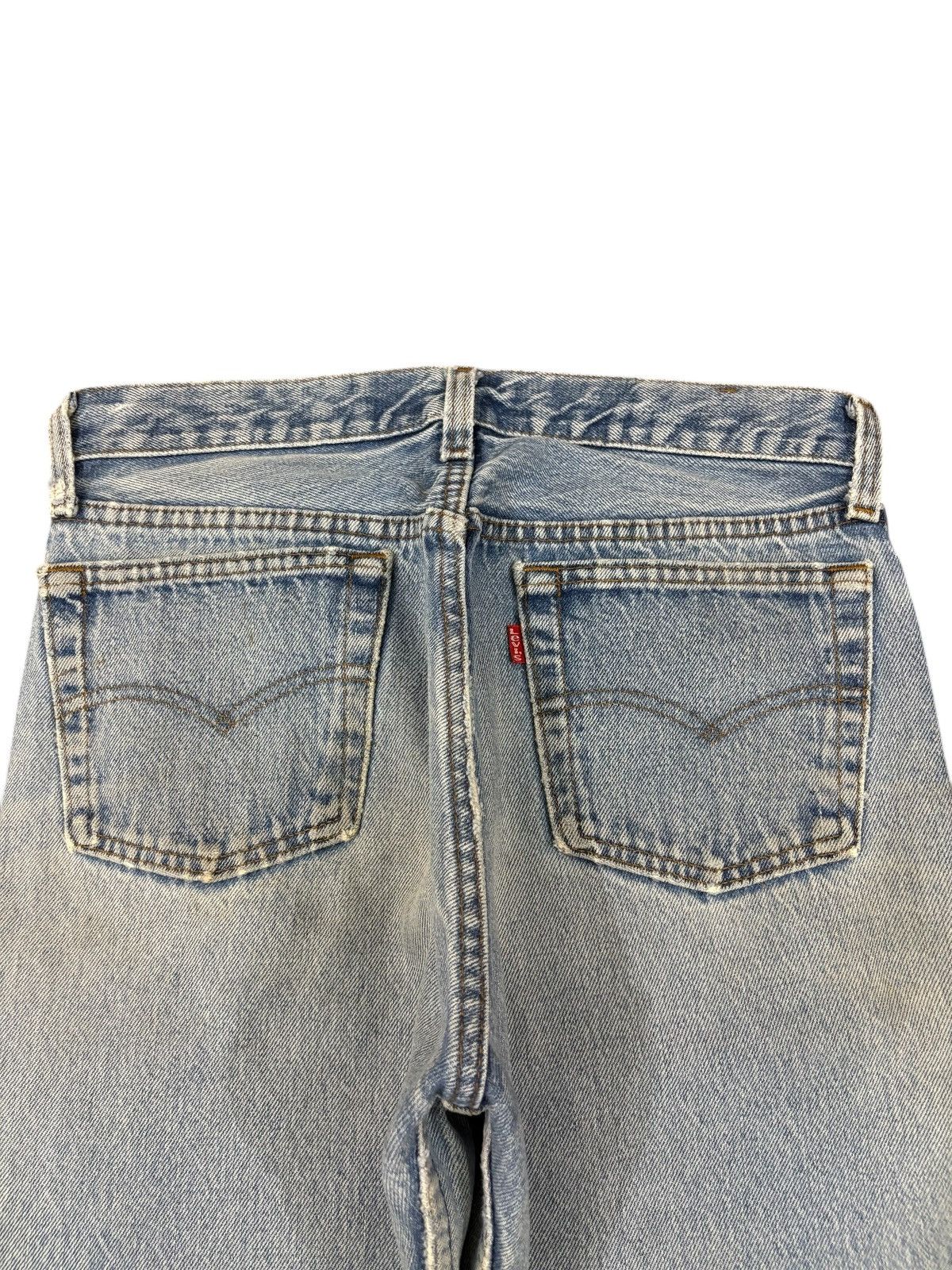 Levi's Vintage 70s Levis 501 Button Fly Blue Wash Jeans Size US 30 / EU 46 - 7 Thumbnail