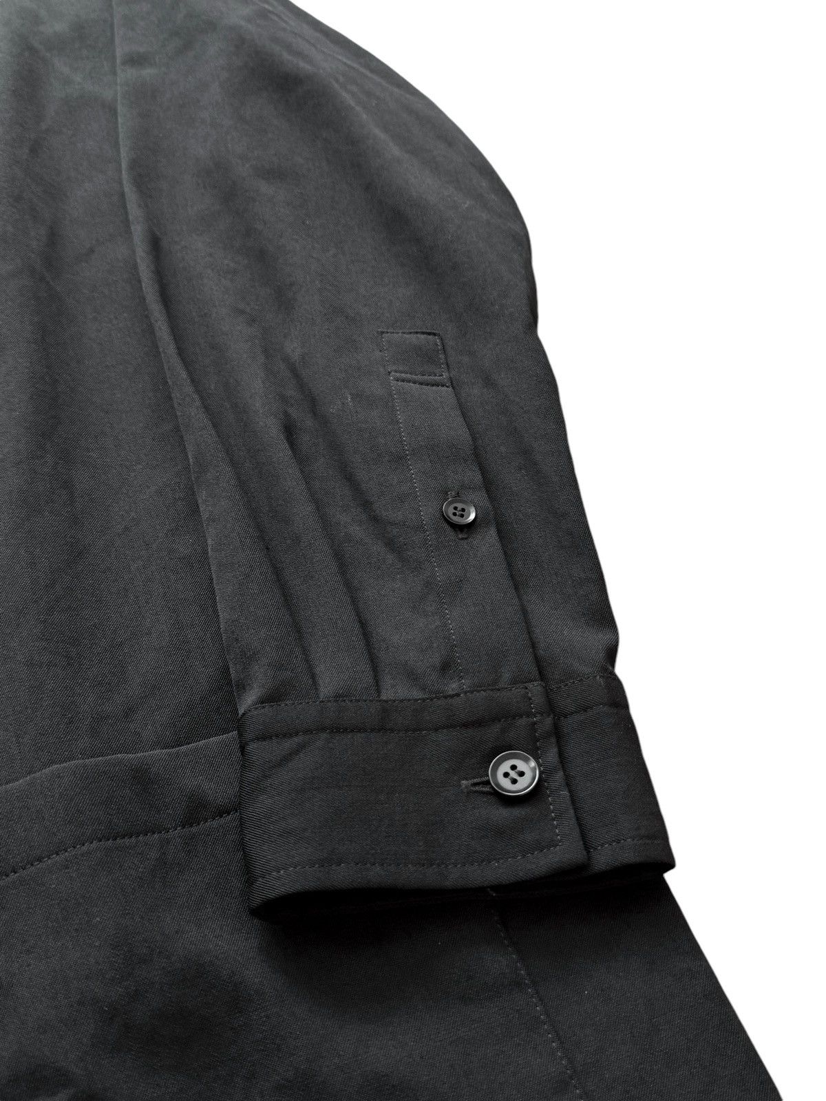 Yohji Yamamoto $1900 Wool Double Layer Shirt Jacket Size US M / EU 48-50 / 2 - 6 Thumbnail