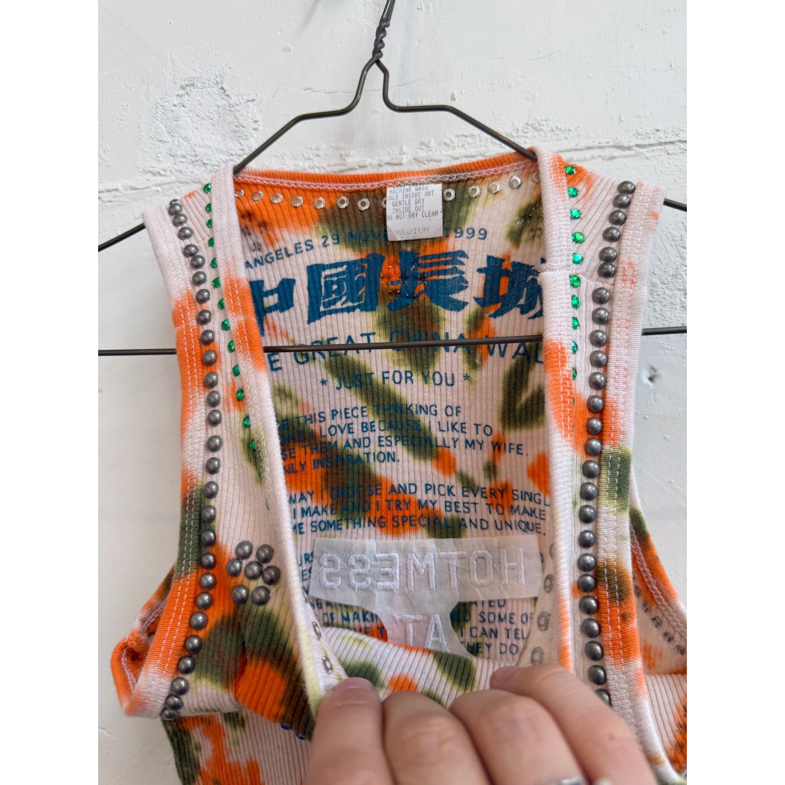 The Great China Wall Great China Wall x Hot Mess Tie Dye Studded Tank Top Size M / US 6-8 / IT 42-44 - 3 Thumbnail