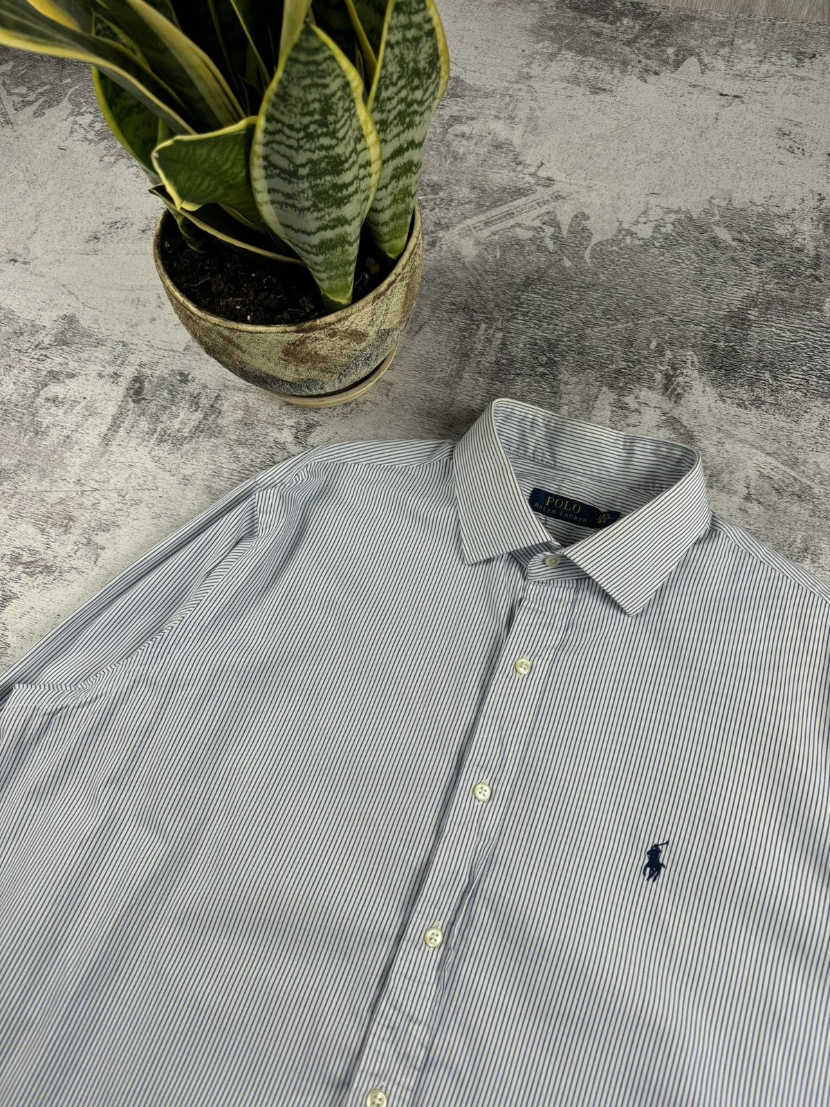 Polo Ralph Lauren Polo Ralph Lauren Checked Striped Longsleeve Button Shirt Size US XL / EU 56 / 4 - 6 Thumbnail