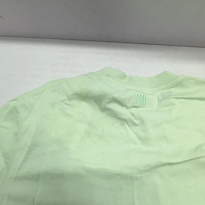 AMI AMIPARIS Logo Embroidered Short Sleeve T-Shirt -2507 Size US M / EU 48-50 / 2 - 6 Thumbnail