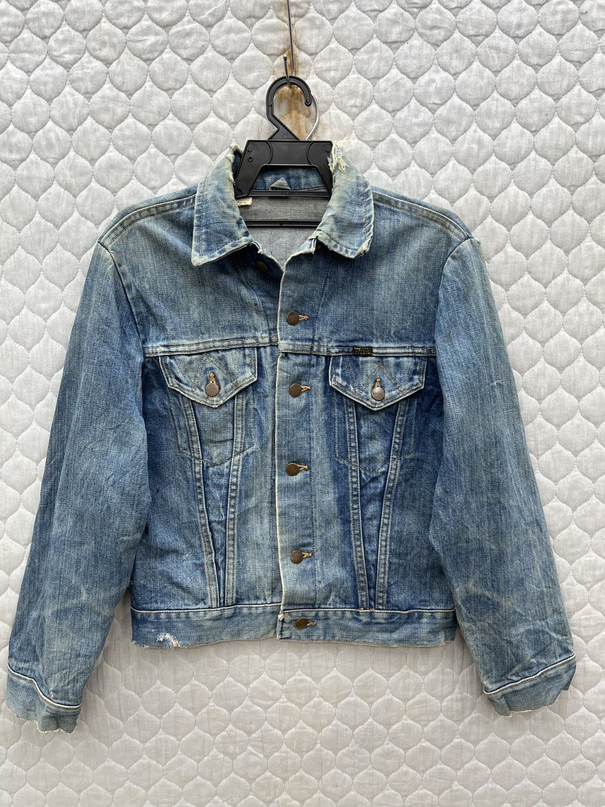 Vintage 🔥🔥🔥STEALS VTG WRANGLER DENIM JACKET Size US S / EU 44-46 / 1 - 1 Thumbnail