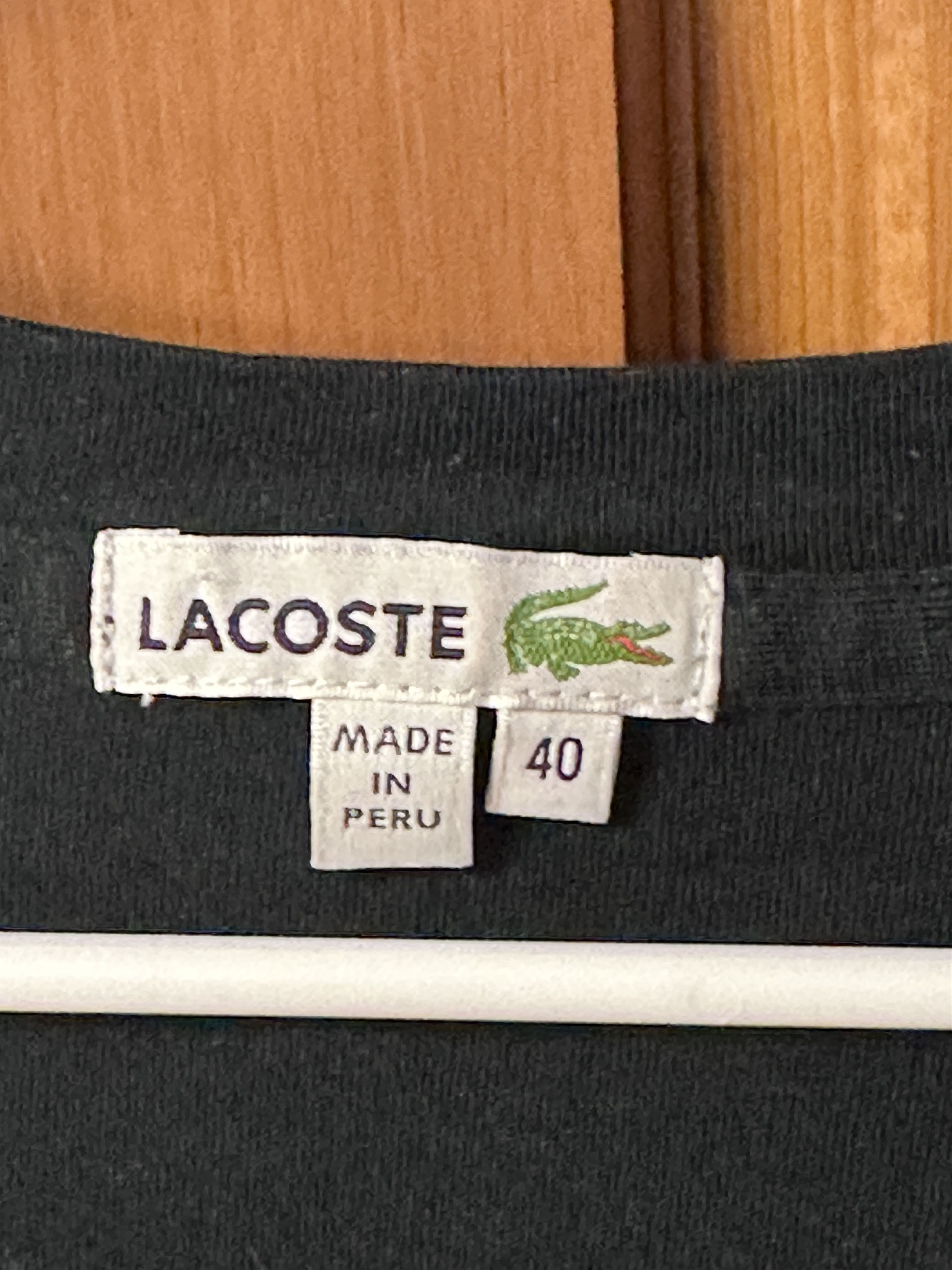 Lacoste Lacoste Women's Black T-shirt Size 40 Size S / US 4 / IT 40 - 3 Thumbnail