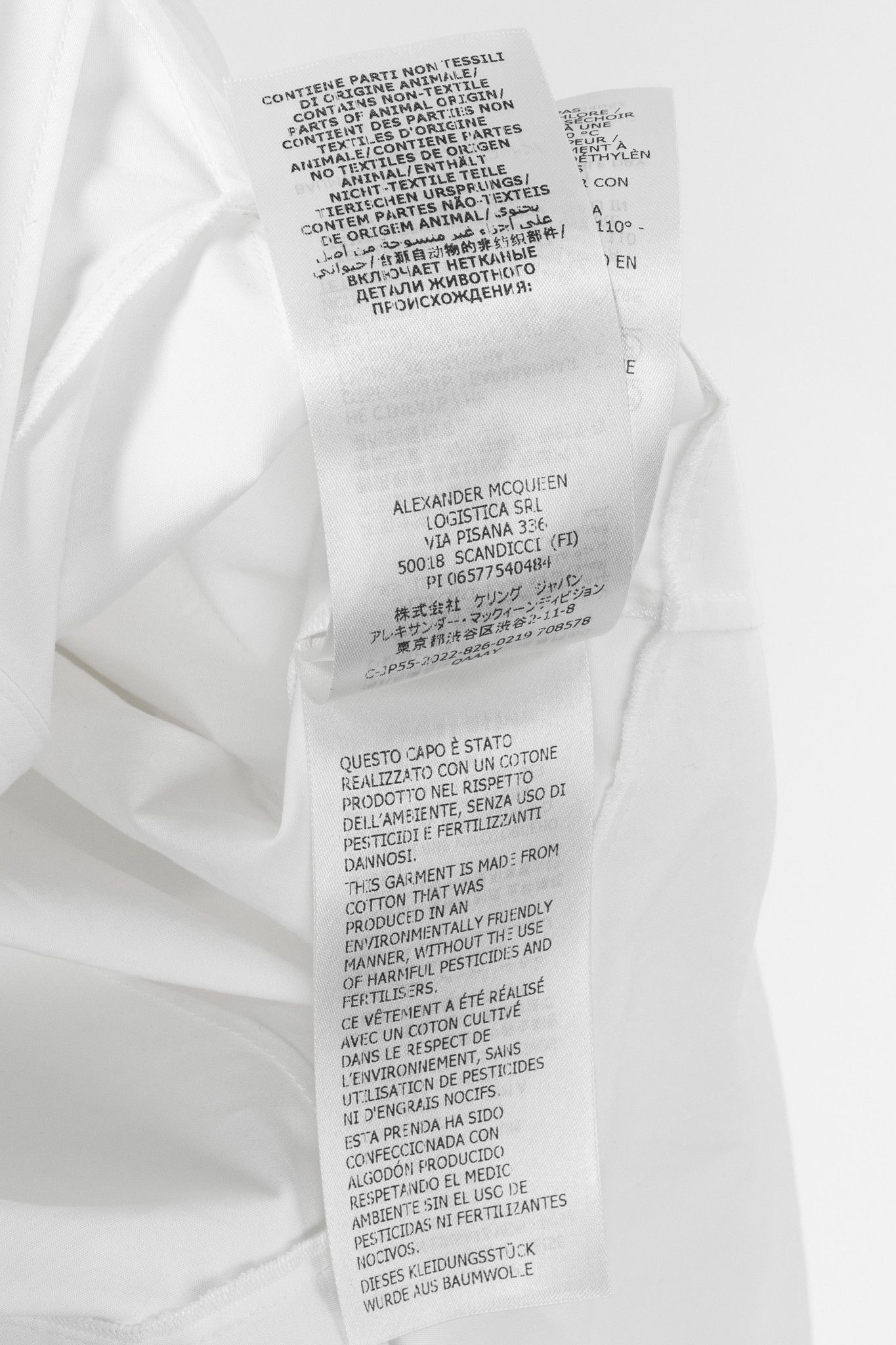 Alexander McQueen Alexander McQueen White Deconstructed Buttoned Peplum Shirt Size M / US 6-8 / IT 42-44 - 11 Thumbnail
