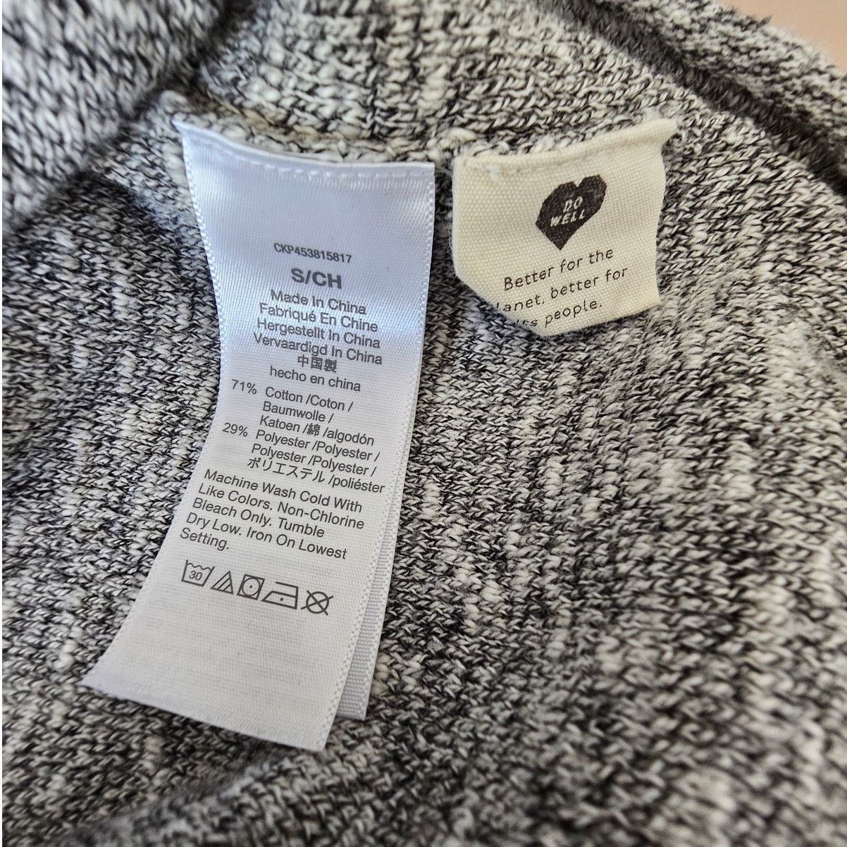Madewell Madewell Heather Cotton Blend Crew Neck 3/4 Sleeve Sweater S Size S / US 4 / IT 40 - 8 Thumbnail