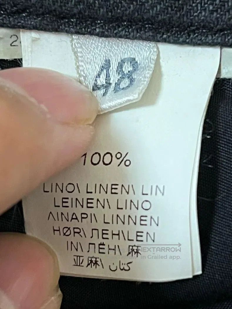 Brunello Cucinelli Brunello Cucinelli Men's Black Linen Pants. Size US 32 / EU 48 - 5 Thumbnail