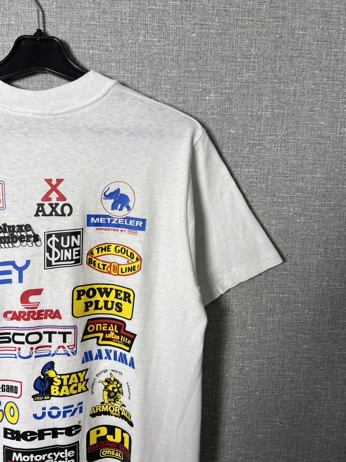 Vintage 80s O’Neal USA Racing Single Stitch T-Shirt Big Logo Size US M / EU 48-50 / 2 - 5 Thumbnail