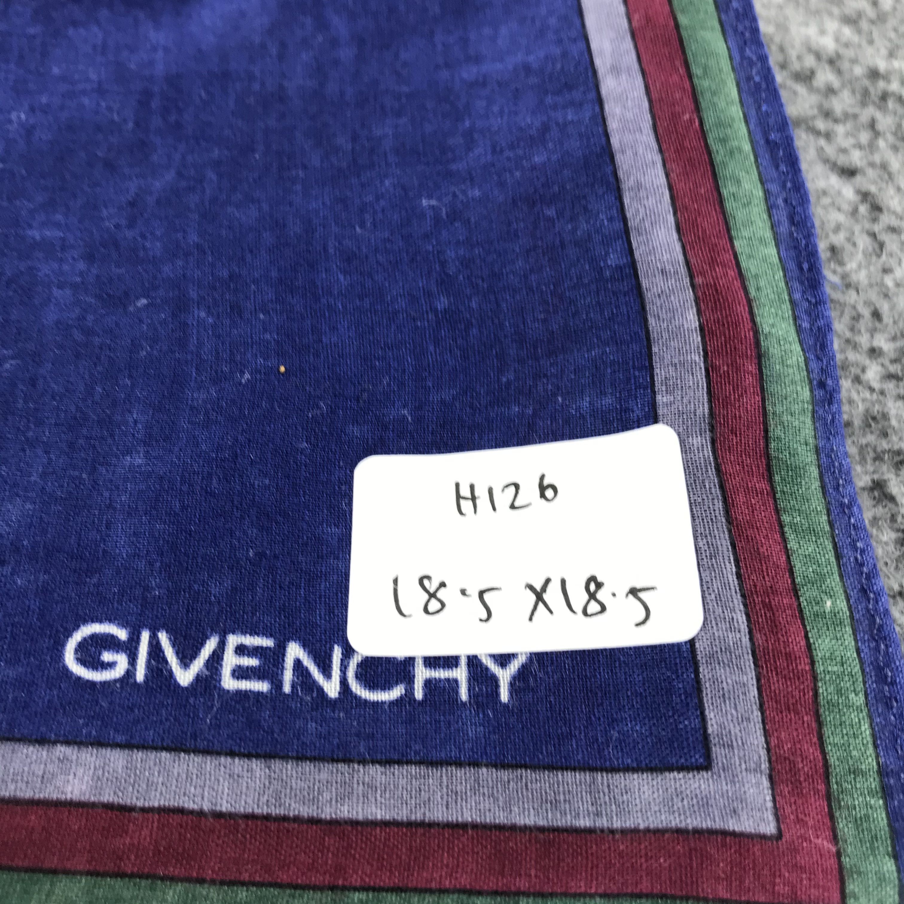 Vintage Givenchy Handkerchief Neckerchief Bandana H126 Size ONE SIZE - 8 Thumbnail
