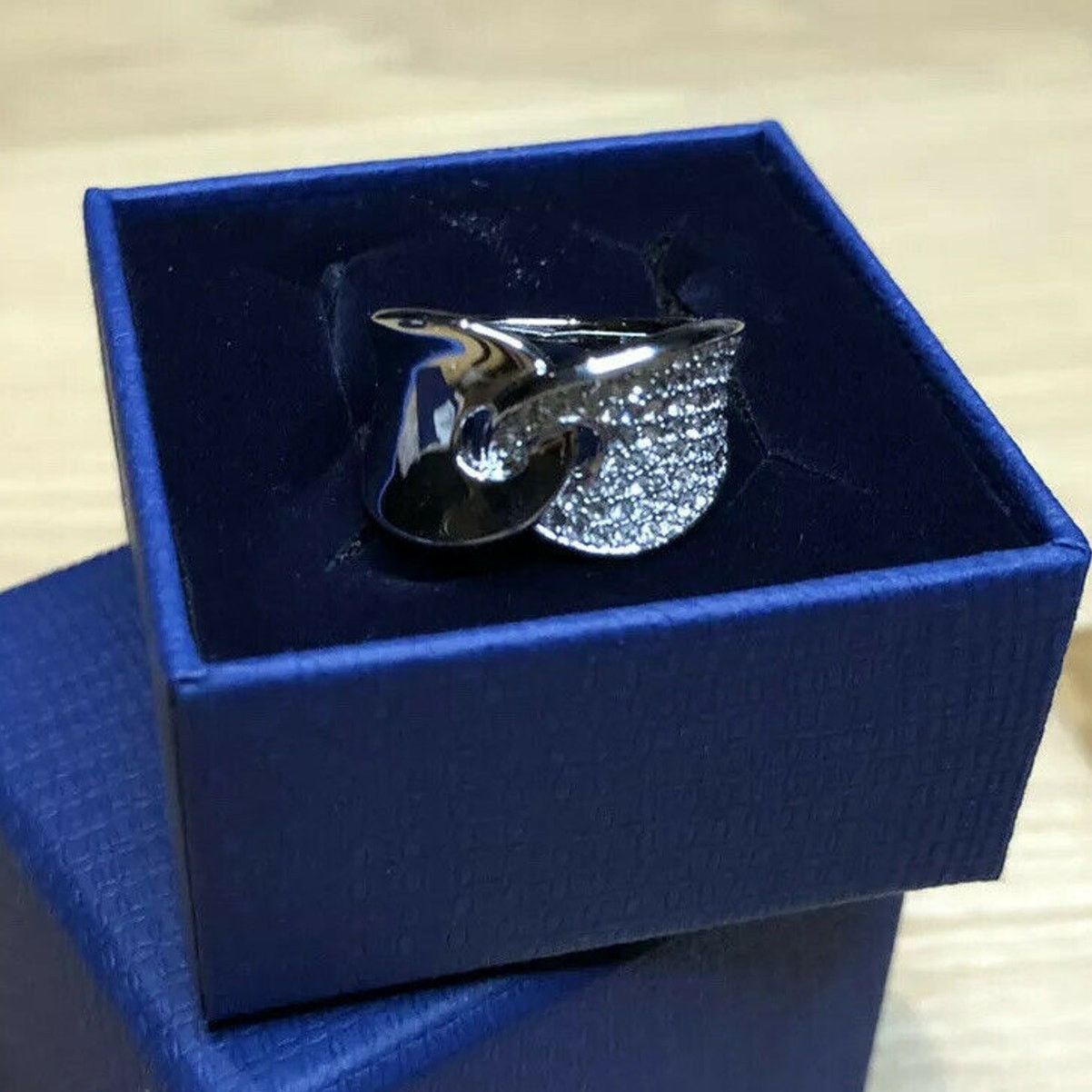 Swarovski Swarovski Guardian Ladies pave set round-cut Ring 5 Size ONE SIZE - 18 Thumbnail