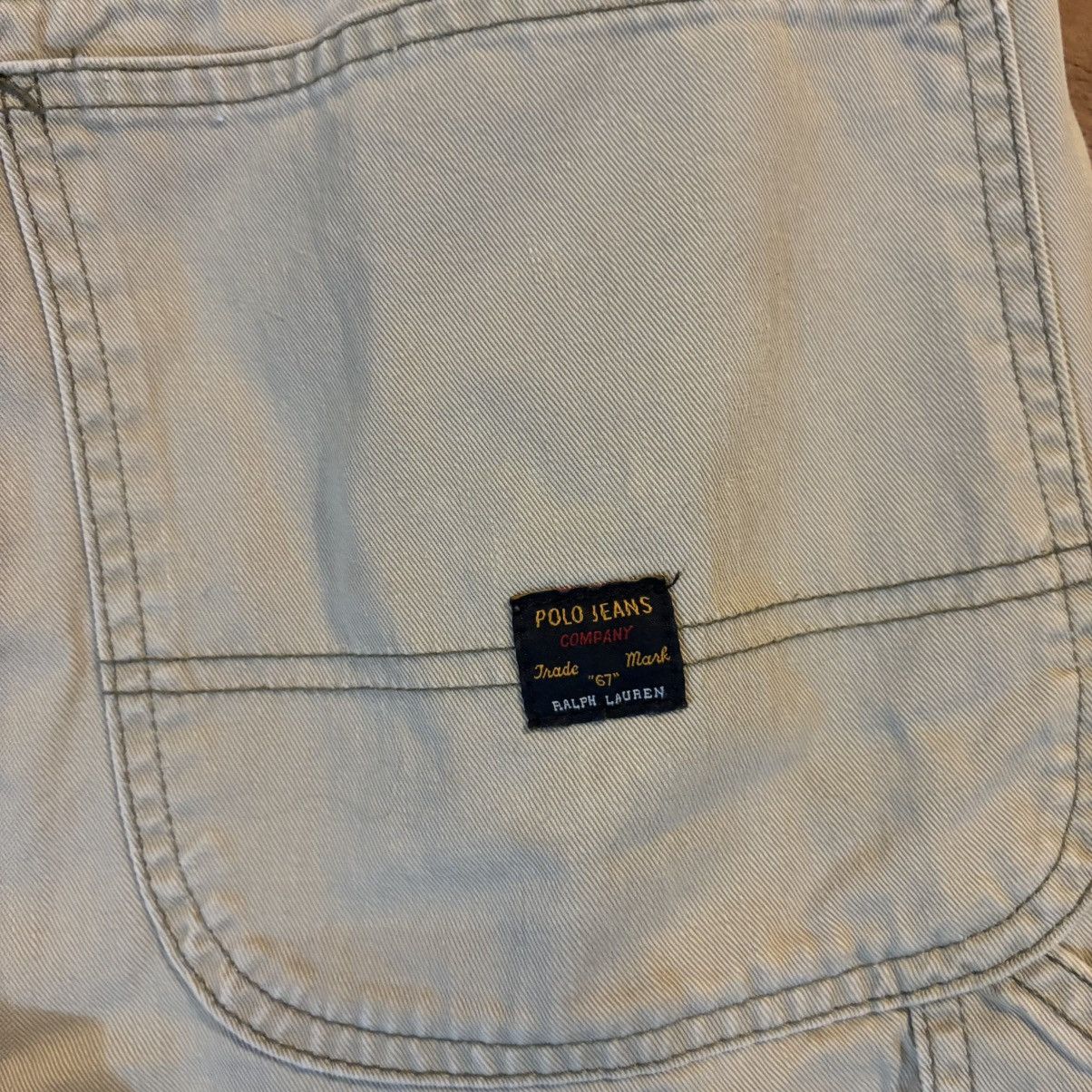 Polo Ralph Lauren × Vintage $70 Y2K Polo Carpenter Shorts Size US 33 - 6 Thumbnail