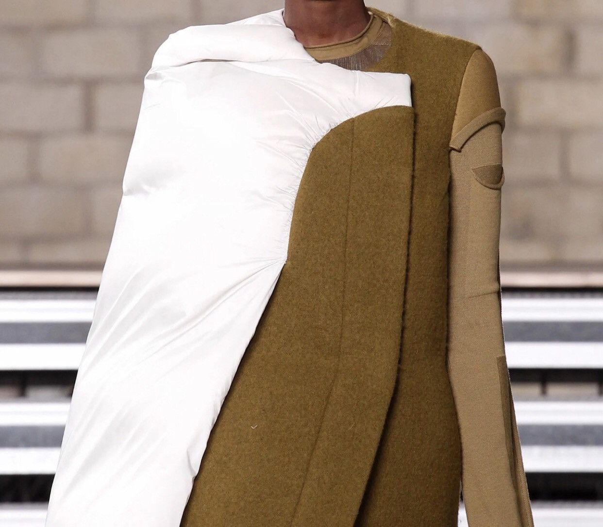 Rick Owens Rick owens17FW show style spliced down tracksuit cotton coat Size US M / EU 48-50 / 2 - 3 Thumbnail