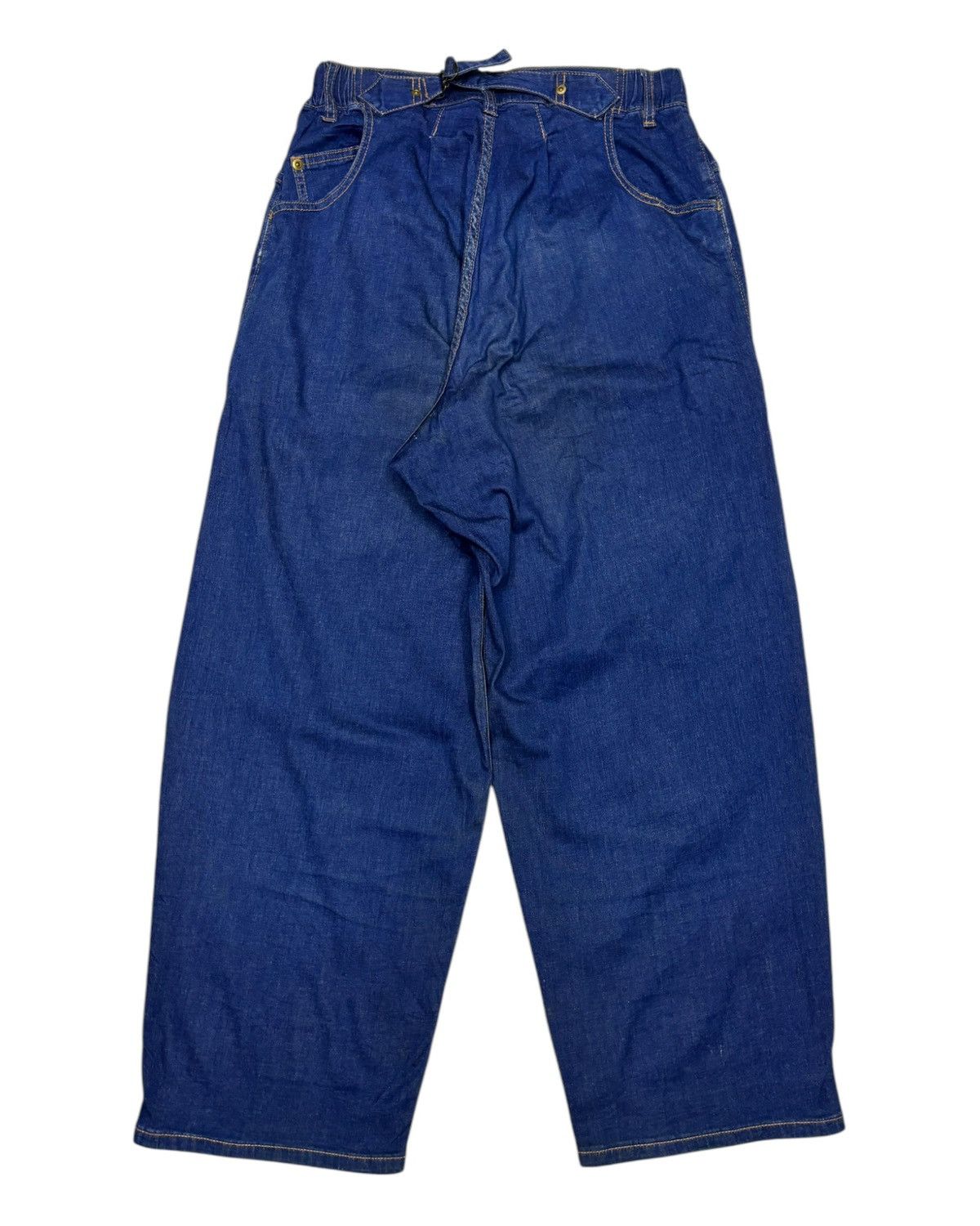 Issey Miyake × mercibeaucoup Vintage ISSEY MIYAKE MERCIBEAUCOUP BAGGY DENIM PANTS Size 28" / US 6 / IT 42 - 2 Thumbnail