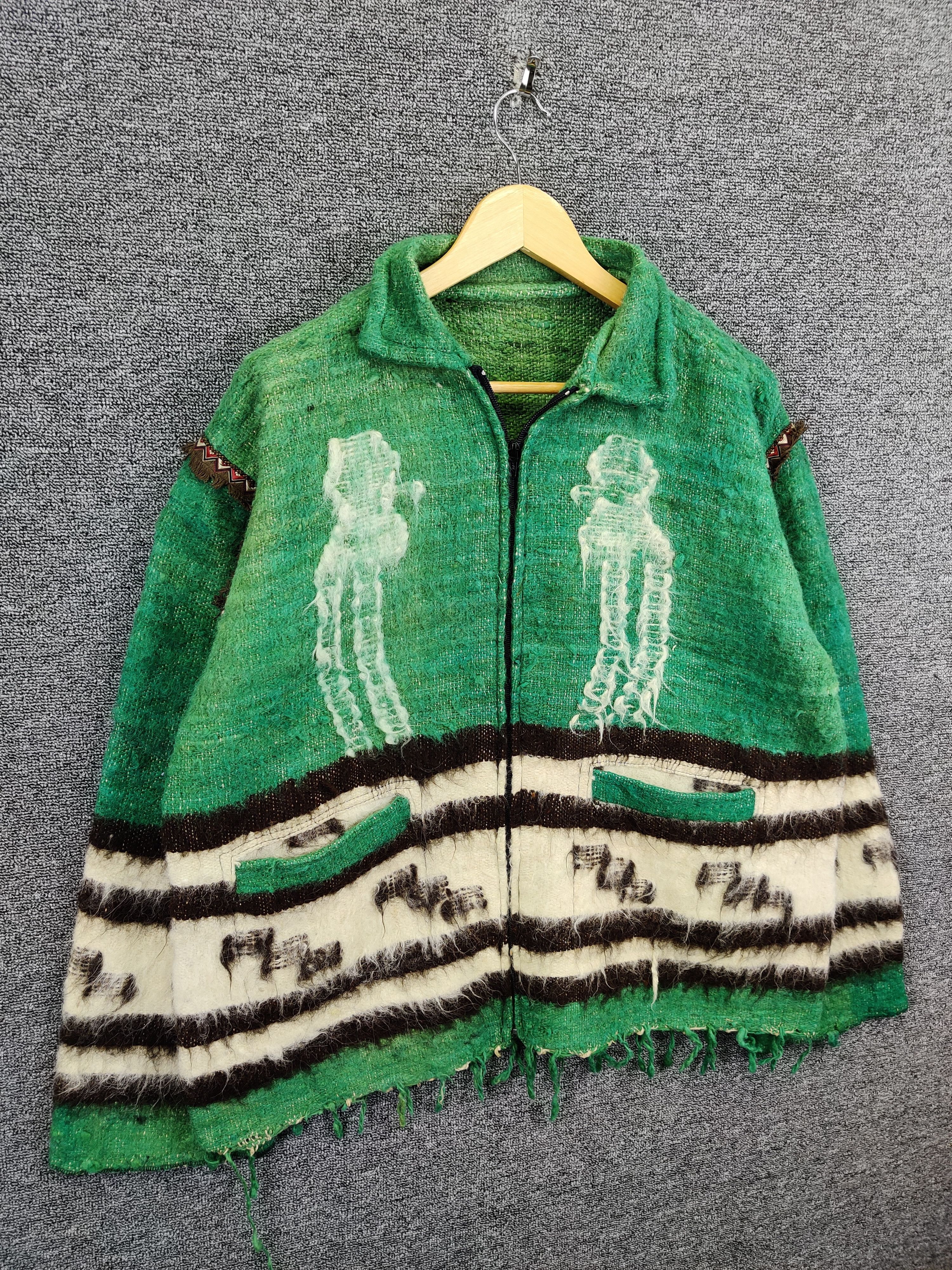 Japanese Brand Vintage Unbrand Wool Mohair Jacket Nice Design Size US L / EU 52-54 / 3 - 5 Thumbnail