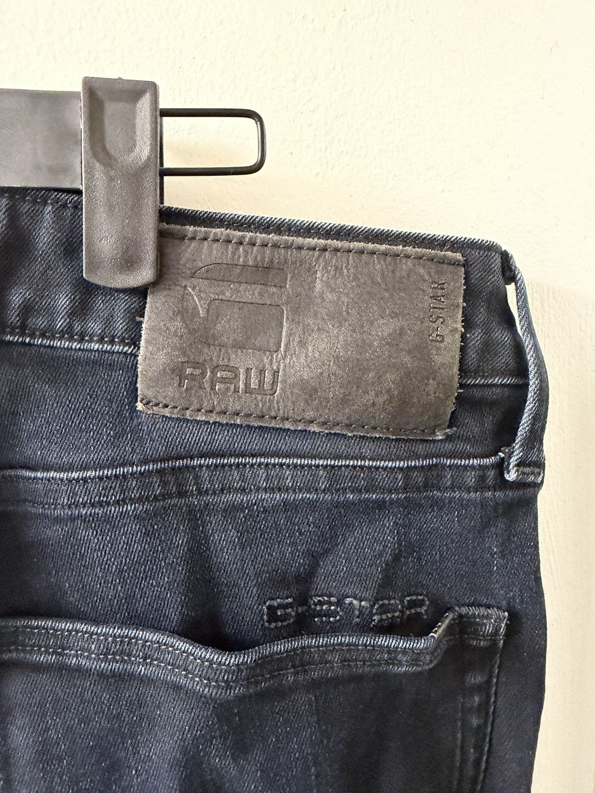 G-Star G-Star Raw Slim 3301 size 33w 34L Jeans Size US 33 - 3 Thumbnail
