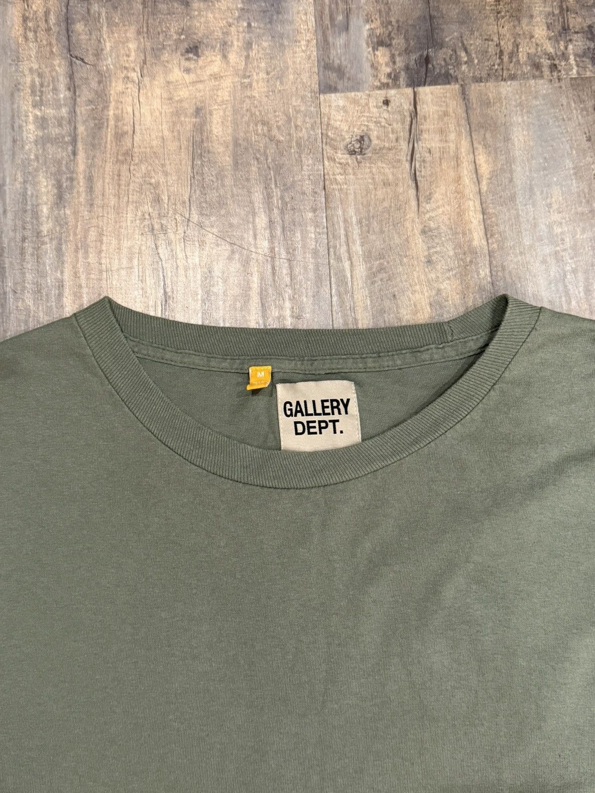 Gallery Dept. Gallery Dept Olive Green French Collector Souvenir L/S Tee Size US M / EU 48-50 / 2 - 7 Thumbnail