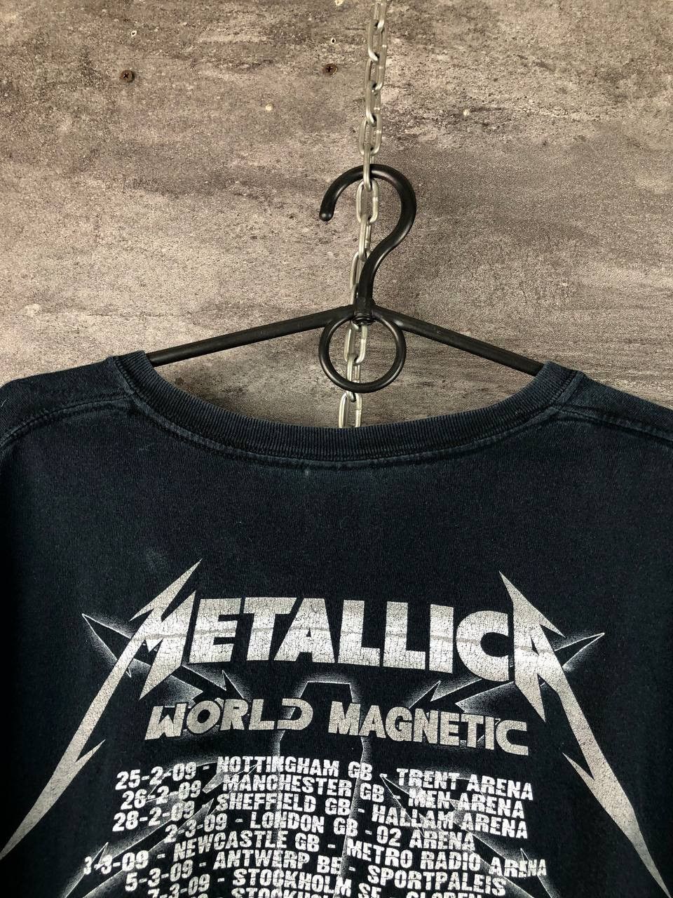 Band Tees Vintage Metallica 2008 2009 Magnetic Tour Tee T-Shirt Size US XL / EU 56 / 4 - 18 Thumbnail