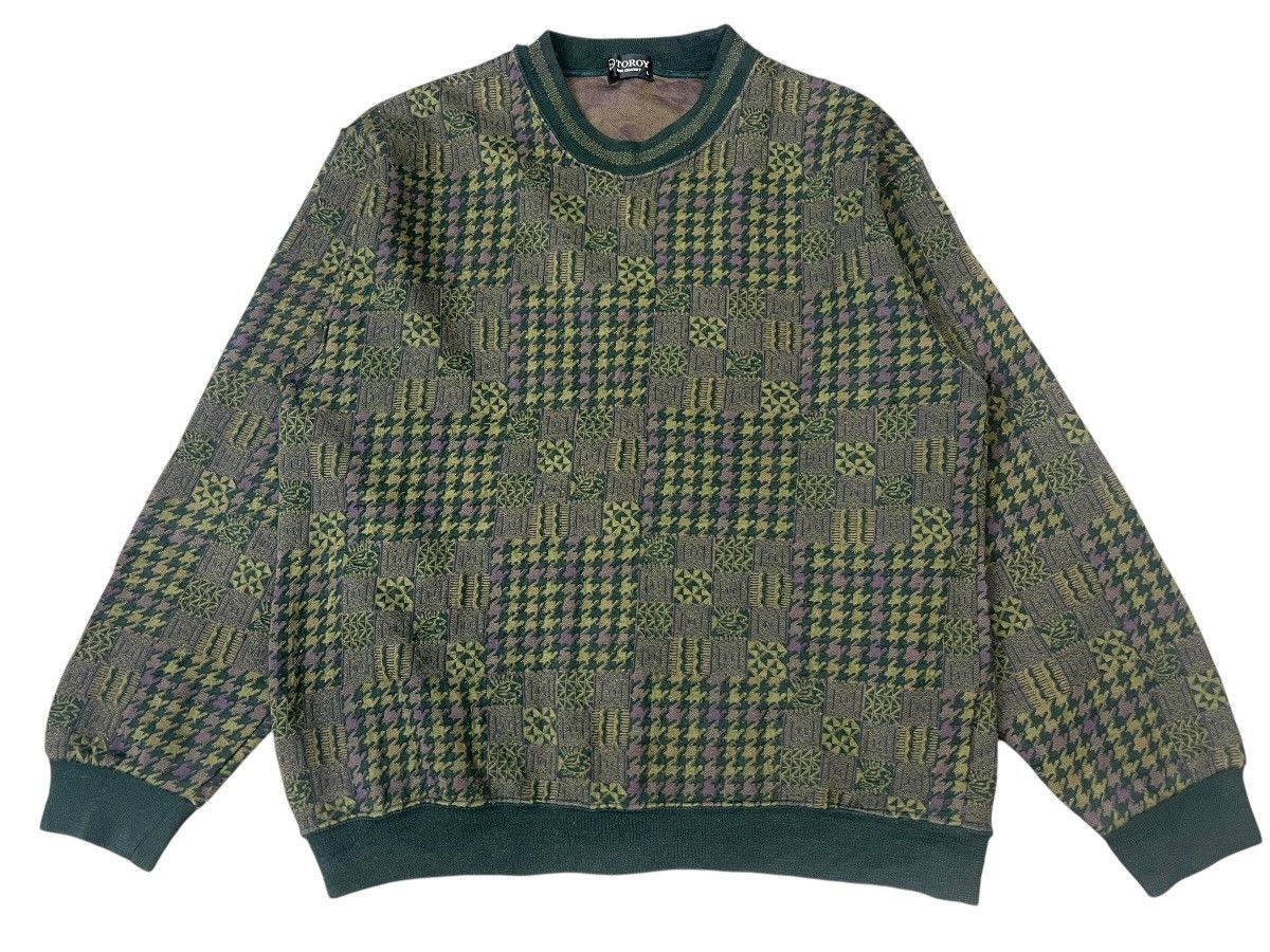 Aran Isles Knitwear Vintage Toroy Aztec Pattern Sweater Knitwear Size US L / EU 52-54 / 3 - 2 Thumbnail