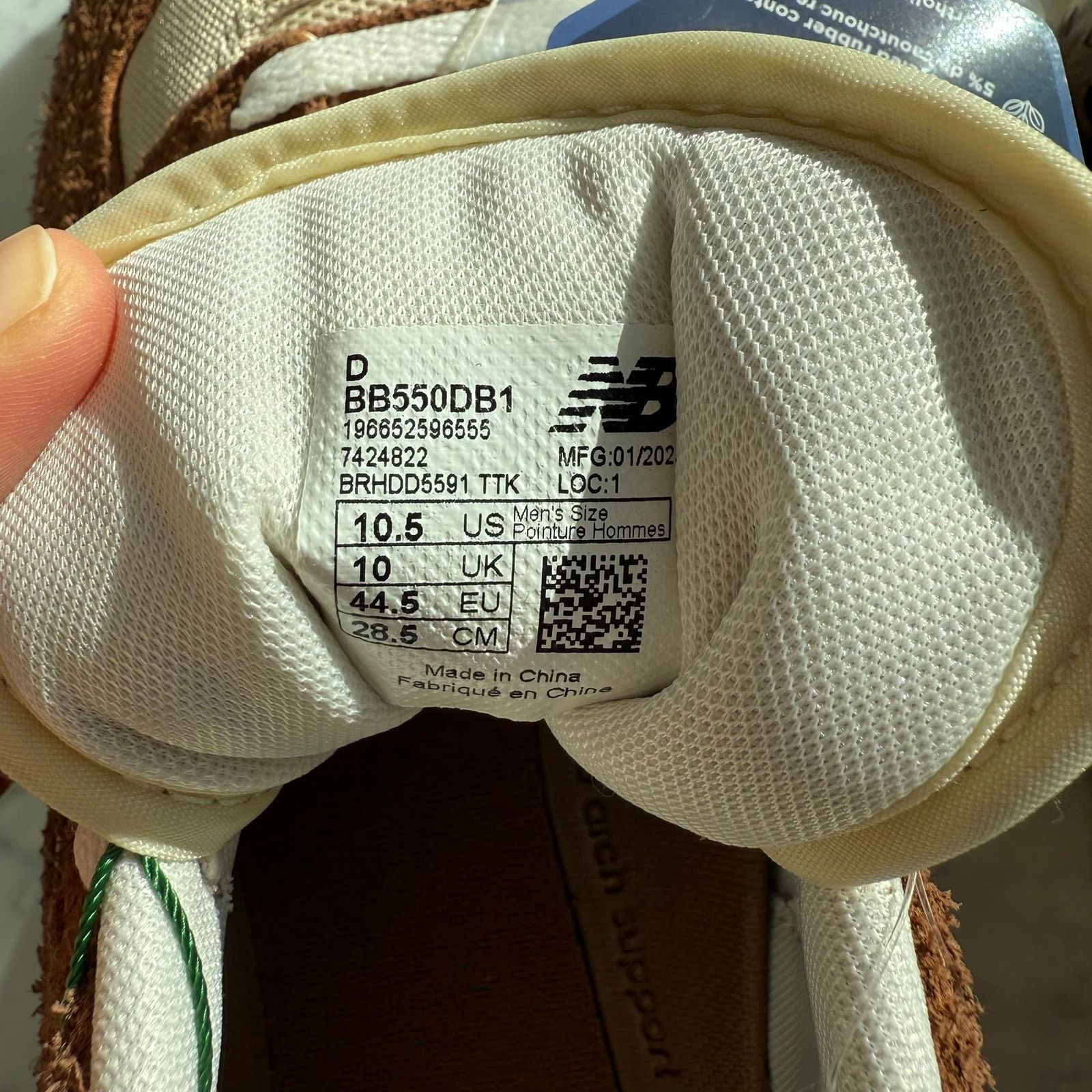 New Balance New Balance x Aimé Leon Dore 550 Brown Suede Sneakers Size US 10.5 / EU 43-44 - 10 Thumbnail
