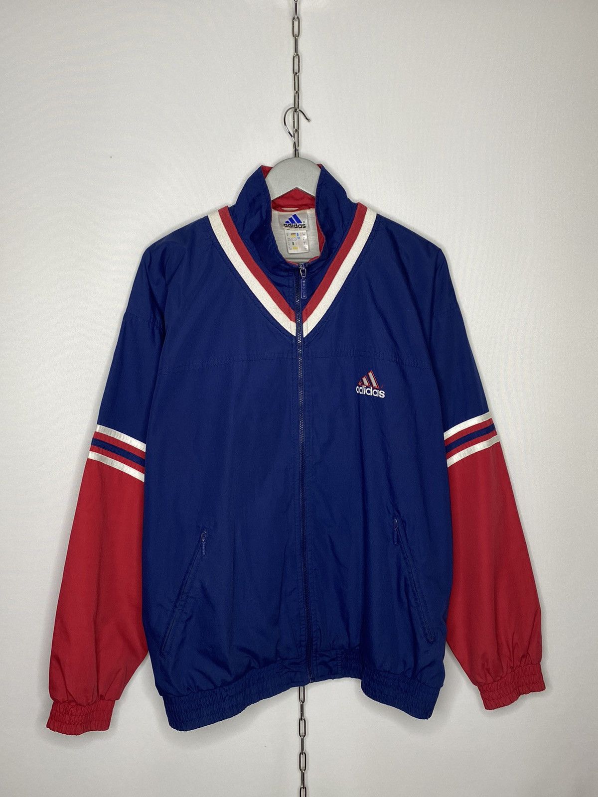Adidas × Vintage 🚀Vintage Adidas Originals Big Logo Full Zip Jacket 🚀 Size US M / EU 48-50 / 2 - 2 Thumbnail