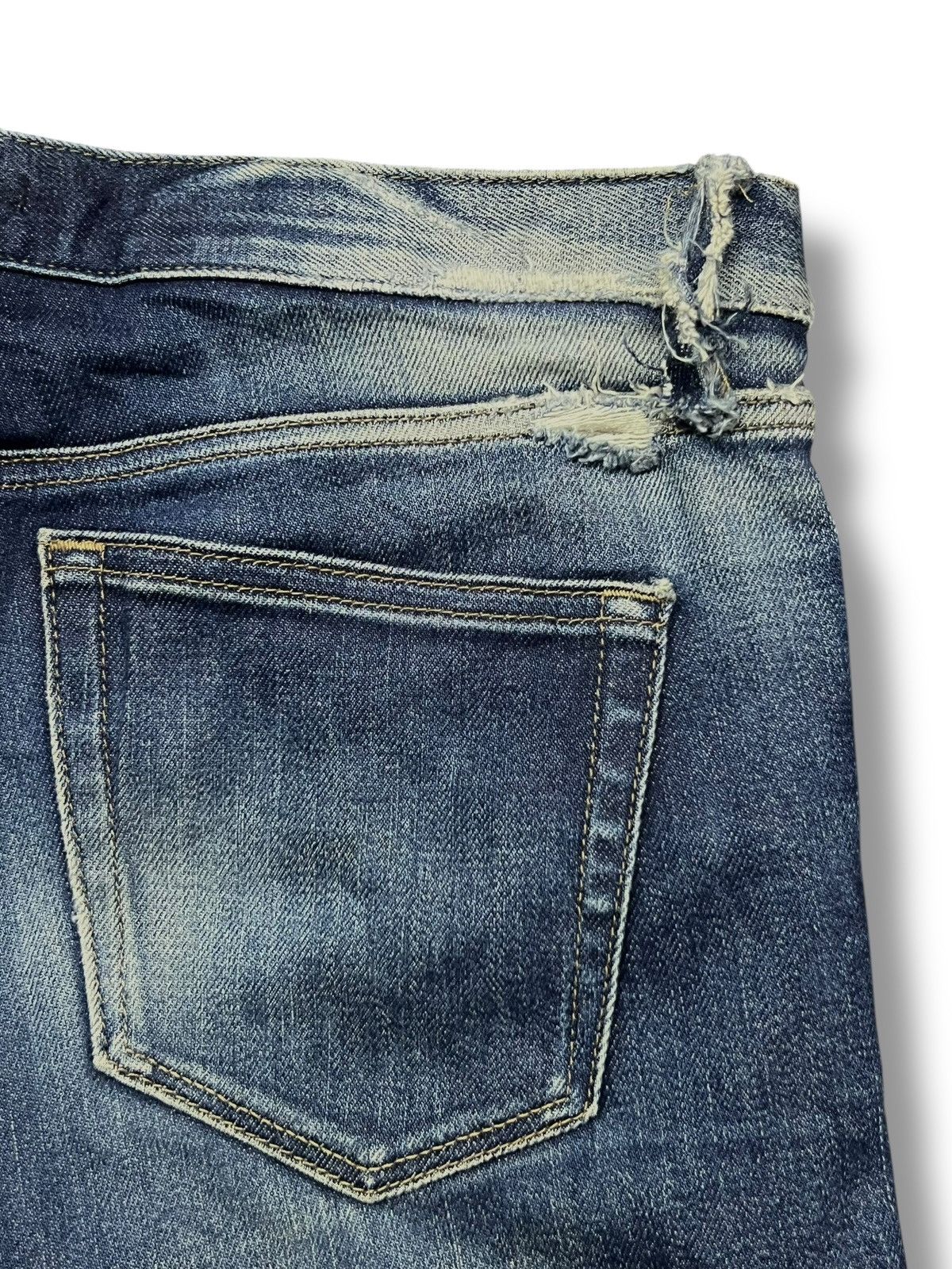 Uniqlo Vintage Uniqlo Selvedge Denim Japan - Faded Rusty Wash Jeans Size US 34 / EU 50 - 11 Thumbnail