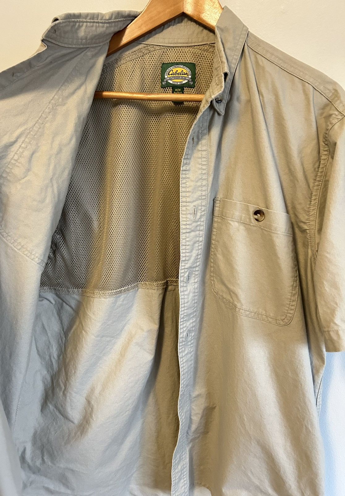 Cabelas Cabelas Short Sleeve Hunting Shooting Vented Cotton Shirt Size US M / EU 48-50 / 2 - 6 Thumbnail