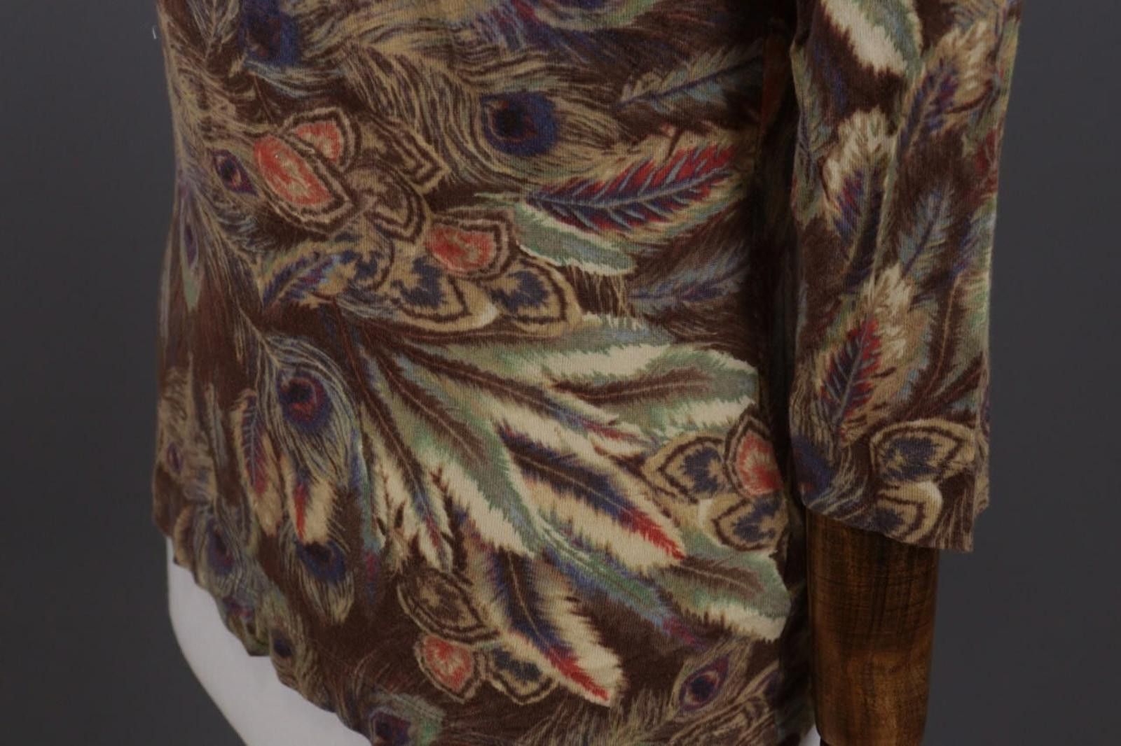 Lauren Ralph Lauren Lauren Ralph Lauren Brown Rare Feathers Top Shirt Size M Size M / US 6-8 / IT 42-44 - 8 Thumbnail