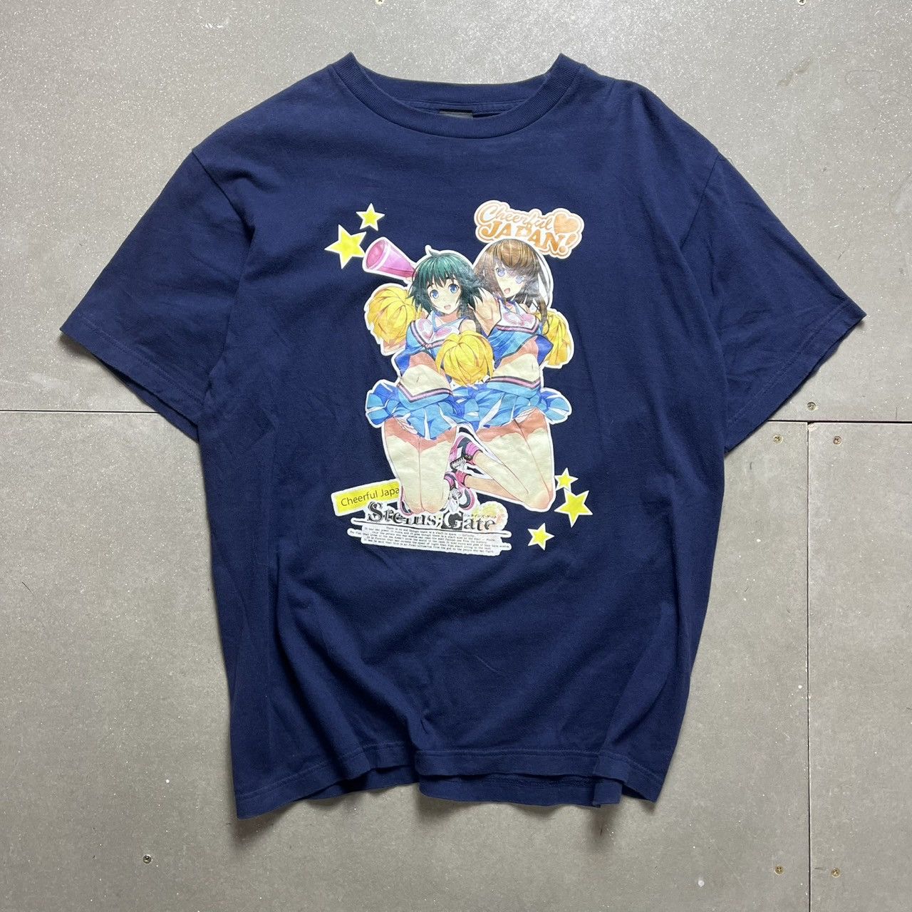 Japanese Brand Shiina Mayuri & Makise Kurisu (Cheerful JAPAN!) T-shirt Size US L / EU 52-54 / 3 - 1 Thumbnail