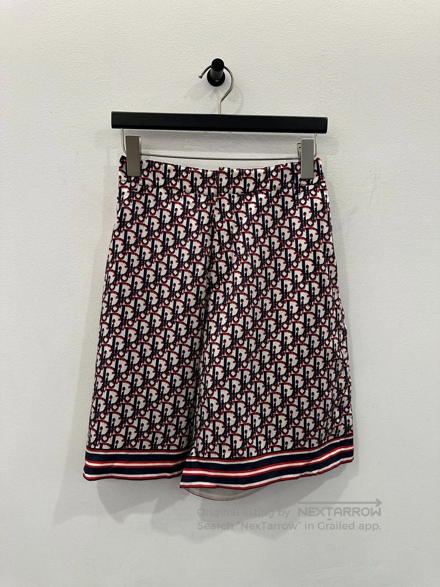 Dior dior wine red logo silk men's shorts. Size US 30 / EU 46 - 1 Thumbnail