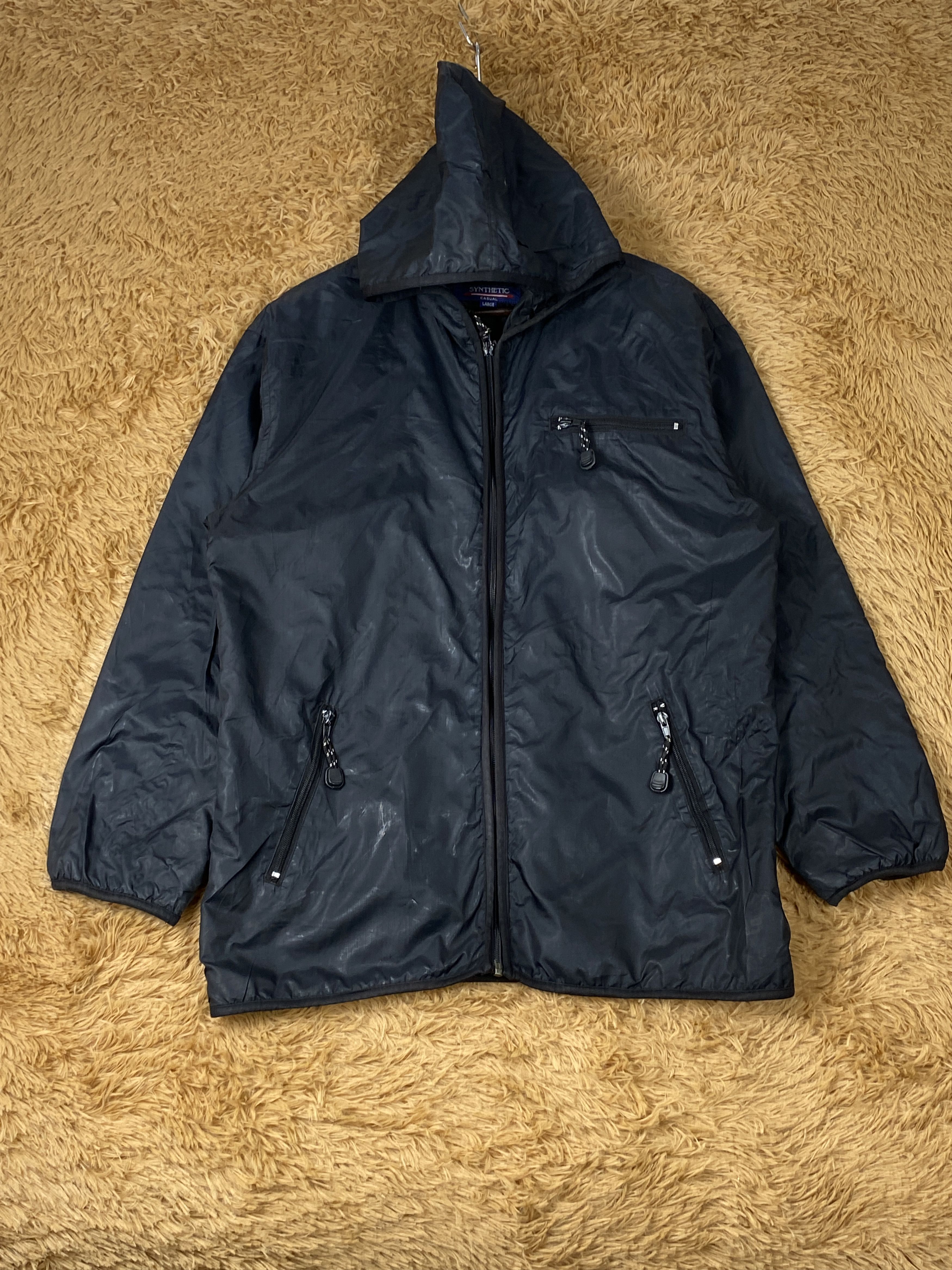 Japanese Brand × Vintage Vintage Synthetic Hoodie Jacket Size US S / EU 44-46 / 1 - 2 Thumbnail