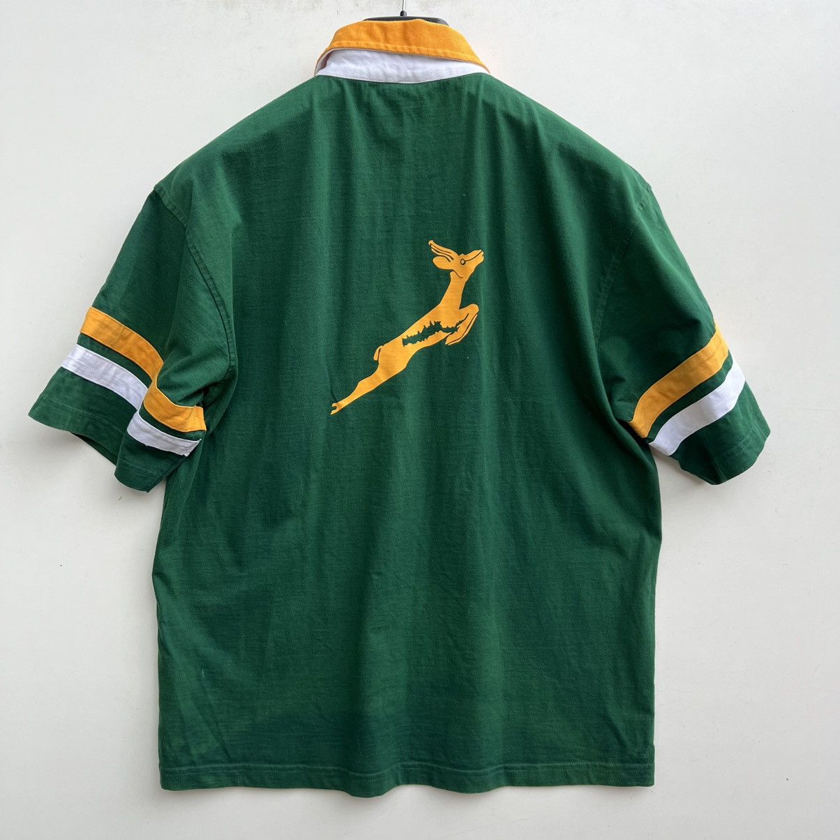 Other Vintage Kooga South Africa Rugby Jersey Shirt Hype Trikot Size US L / EU 52-54 / 3 - 9 Thumbnail
