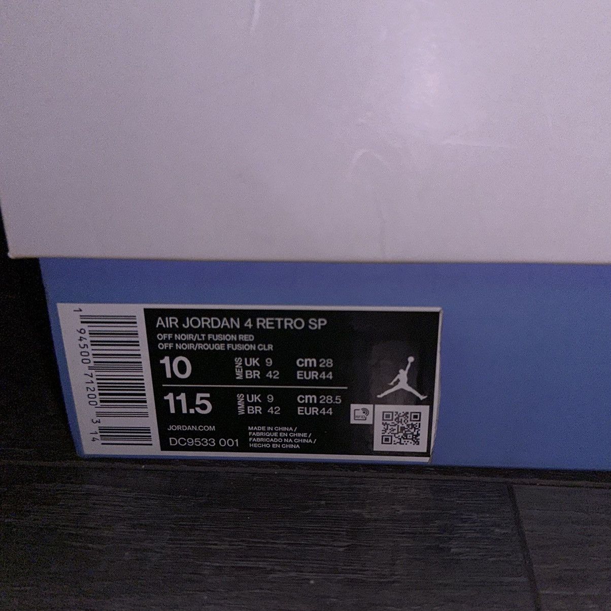 Jordan Brand × Union LA Jordan x Union Jordan 4 Retro Off Noir sz 10 Size US 10 / EU 43 - 13 Thumbnail
