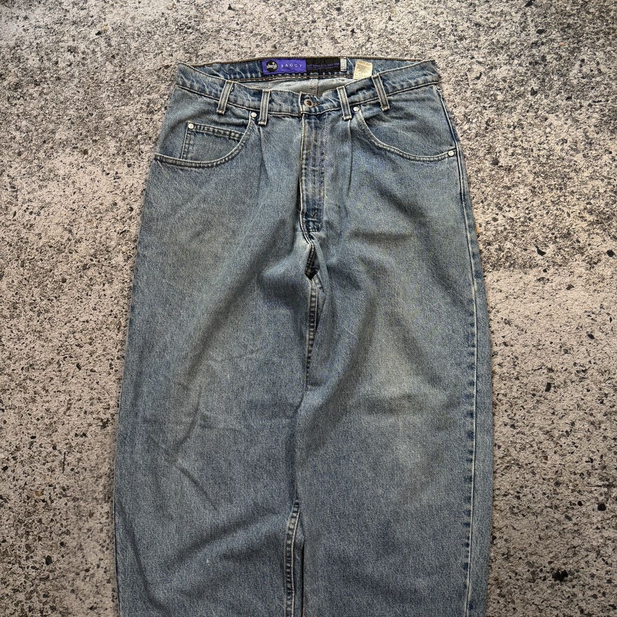 Levi's Vintage 90s Levi’s Silvertab Faded Baggy Denim Skater Jeans Size US 34 / EU 50 - 3 Thumbnail
