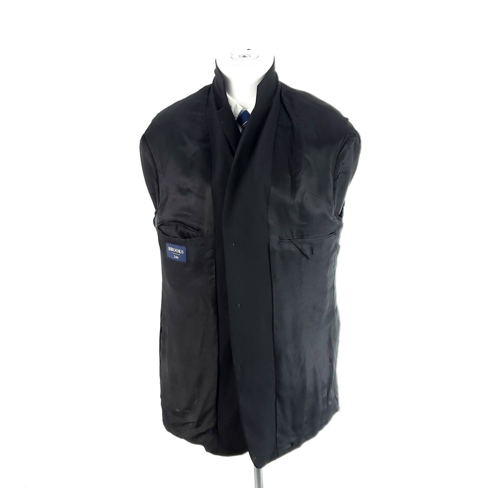 Brooks Brothers Brooks Brothers 346 Wool 3 Button Blazer 42R Black Suit Jack Size 42R - 9 Thumbnail