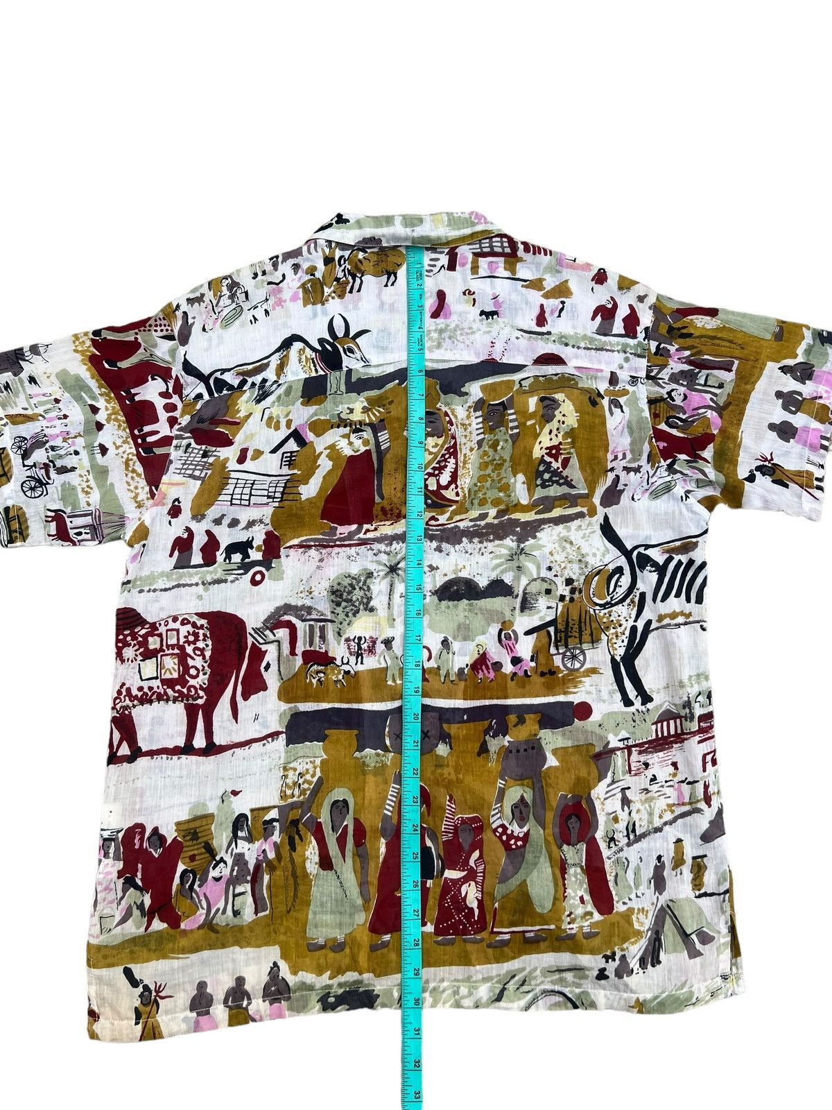 Vintage Vintage Oil Tycoon Japan Ethnic Tribe Art Hawaiian Shirt Size US L / EU 52-54 / 3 - 4 Thumbnail