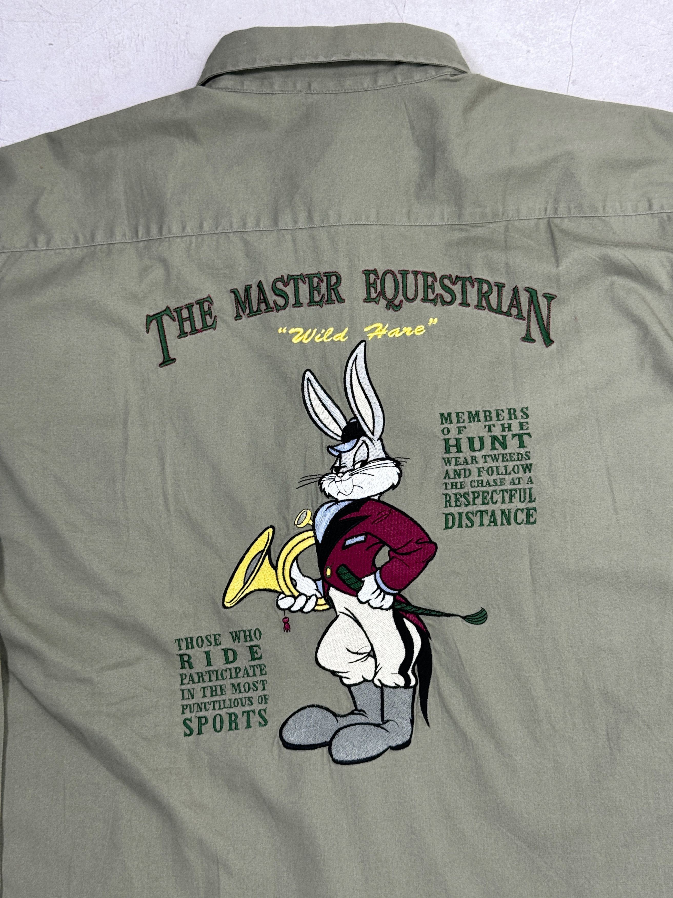 Acme Clothing × Vintage × Warner Bros 1993 Acme Clothing Looney Tunes Shirt Bugs Bunny Equestrian Size US L / EU 52-54 / 3 - 20 Thumbnail