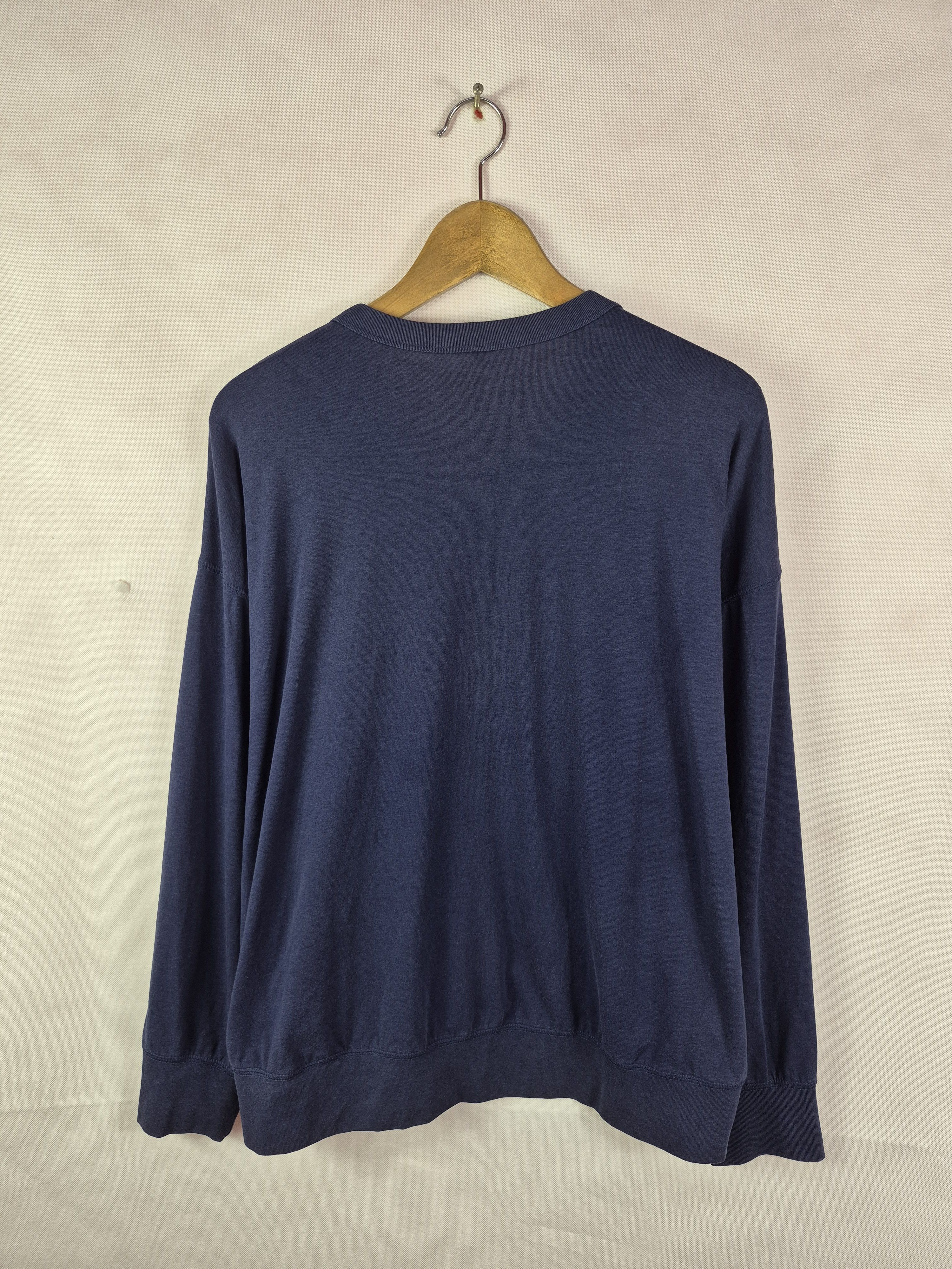 Japanese Brand 🔥 Uniqlo Navy Light Button Jacket Cardigan Size US XXL / EU 58 / 5 - 4 Thumbnail