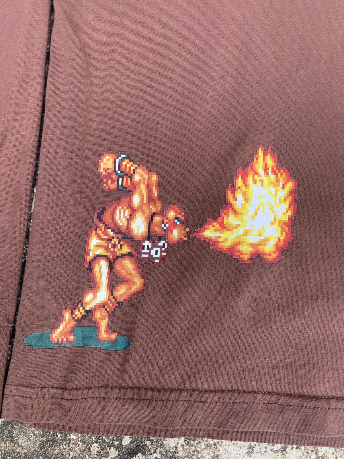 Bait × Japanese Brand × Medicom Toy BAIT x Street Fighter "Dhalsim" Character Pixelate Tee Size US XL / EU 56 / 4 - 5 Thumbnail